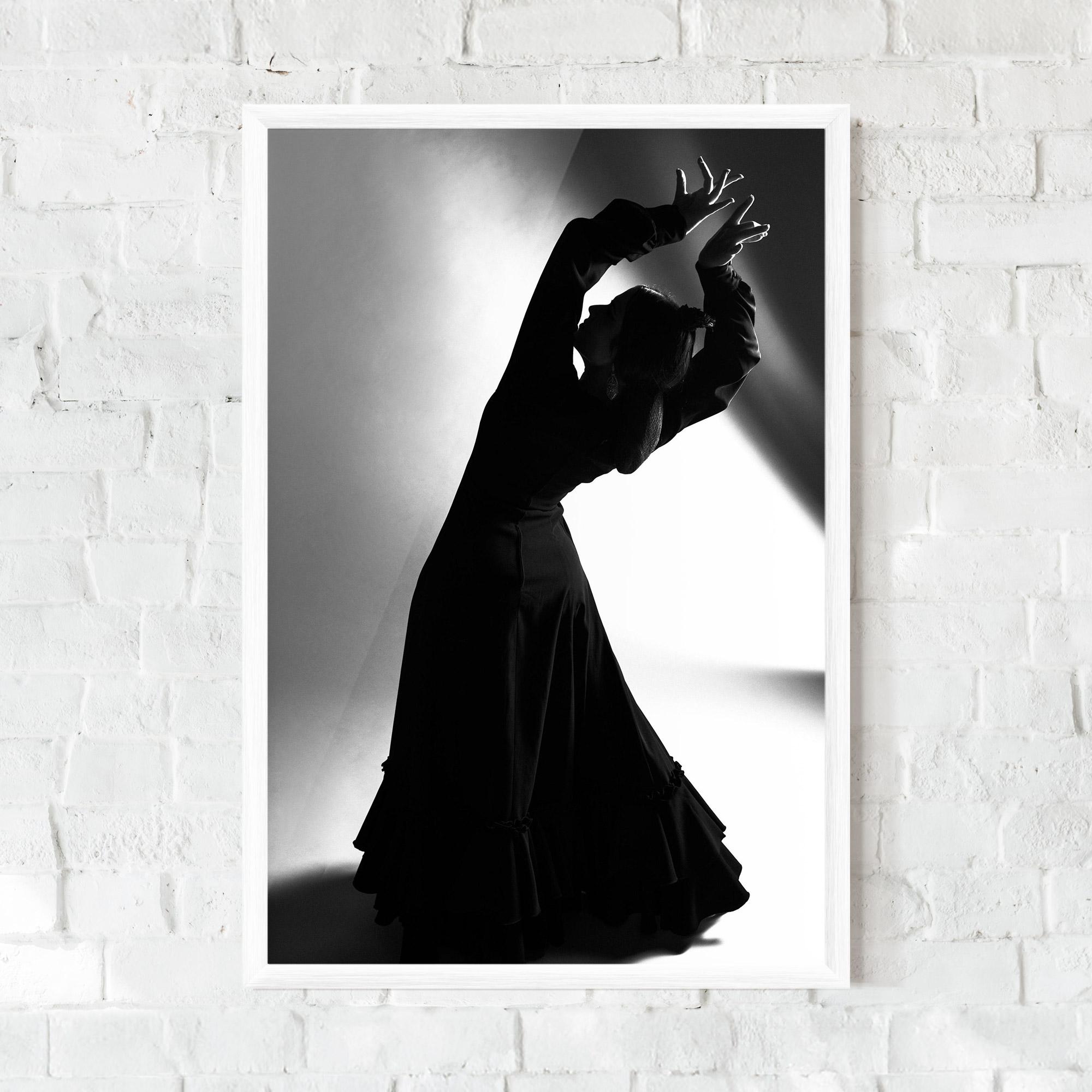 Gerahmte Poster Full Shot Dancer mockup 0