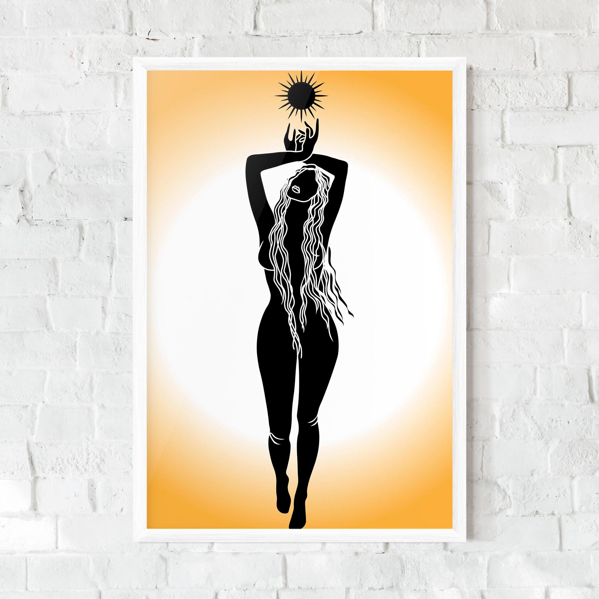 Gerahmte Poster Mistic Woman mockup 0