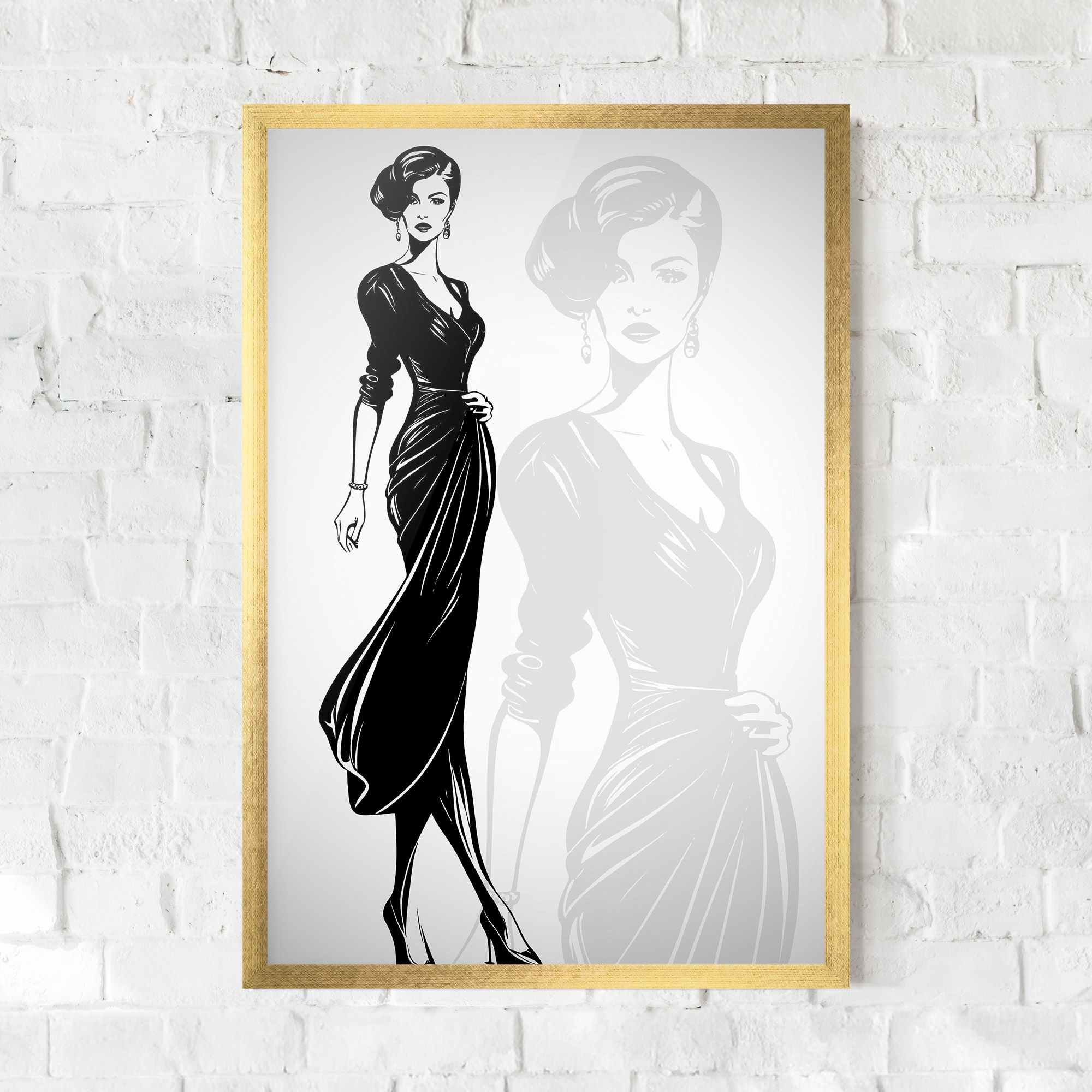 Lady Shilouette mockup 0