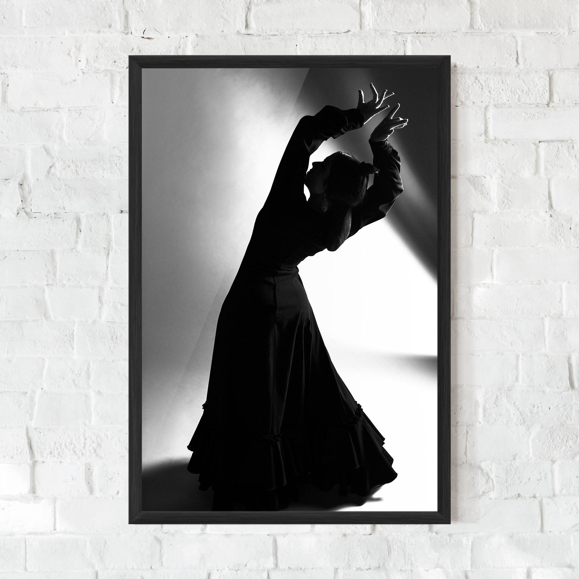 Gerahmte Poster Full Shot Dancer mockup 0