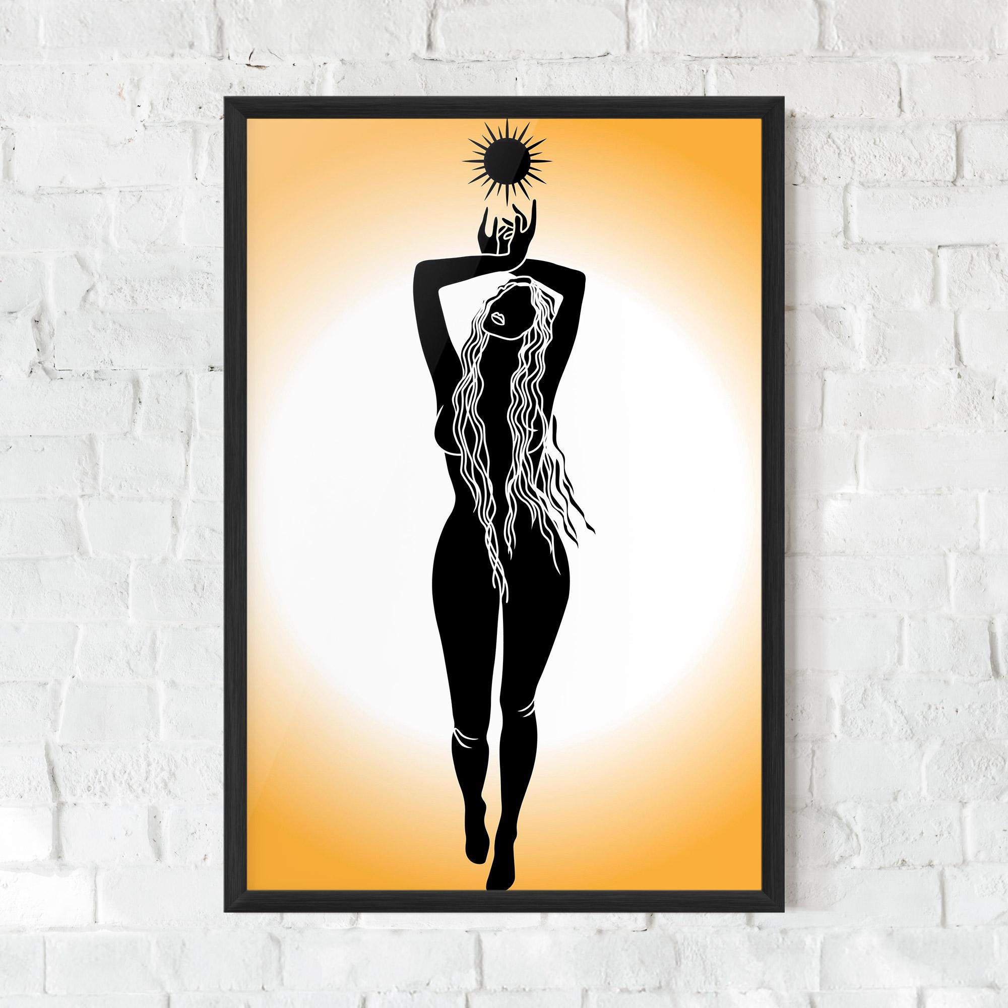 Gerahmte Poster Mistic Woman mockup 0