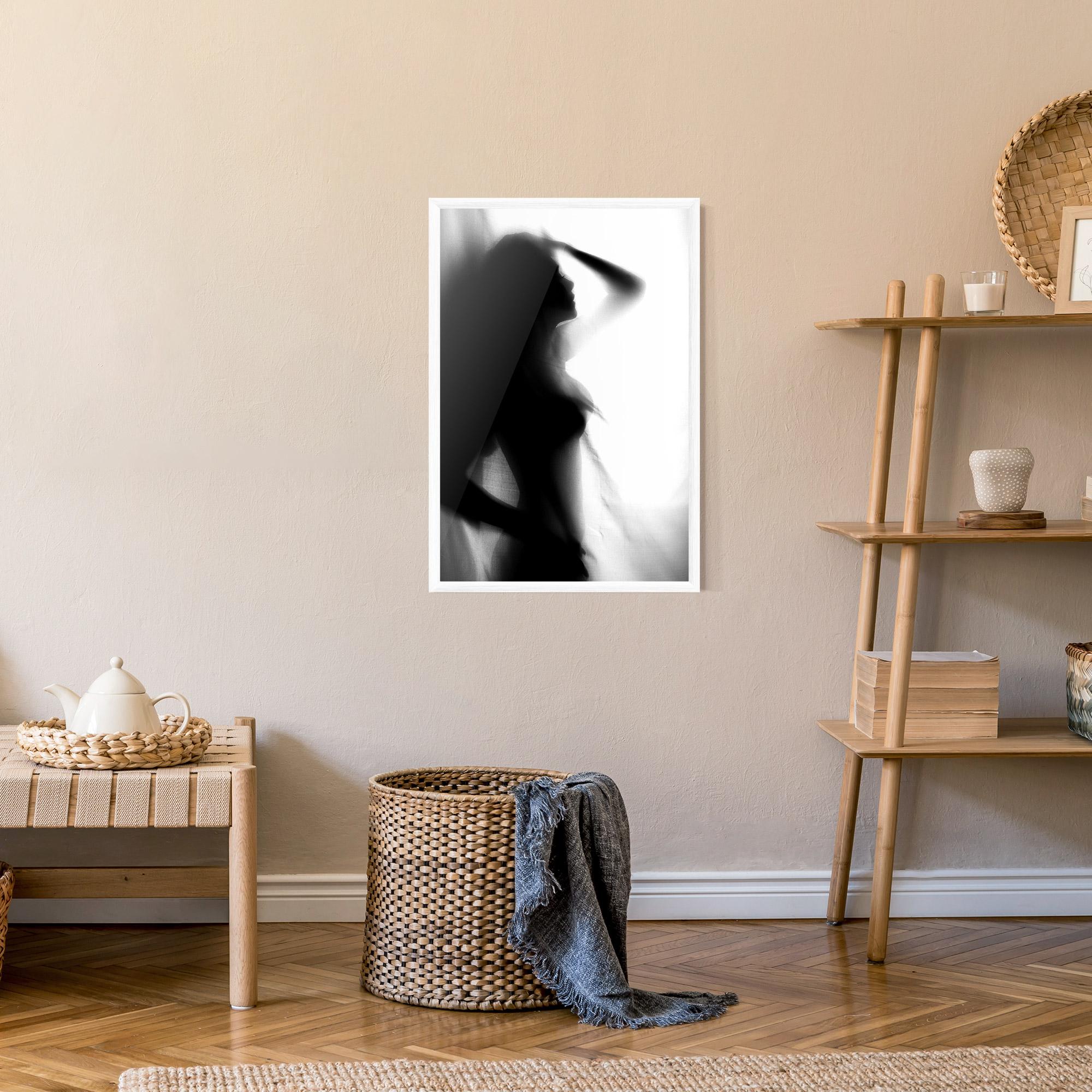 Gerahmte Poster Blurred Girl mockup 9
