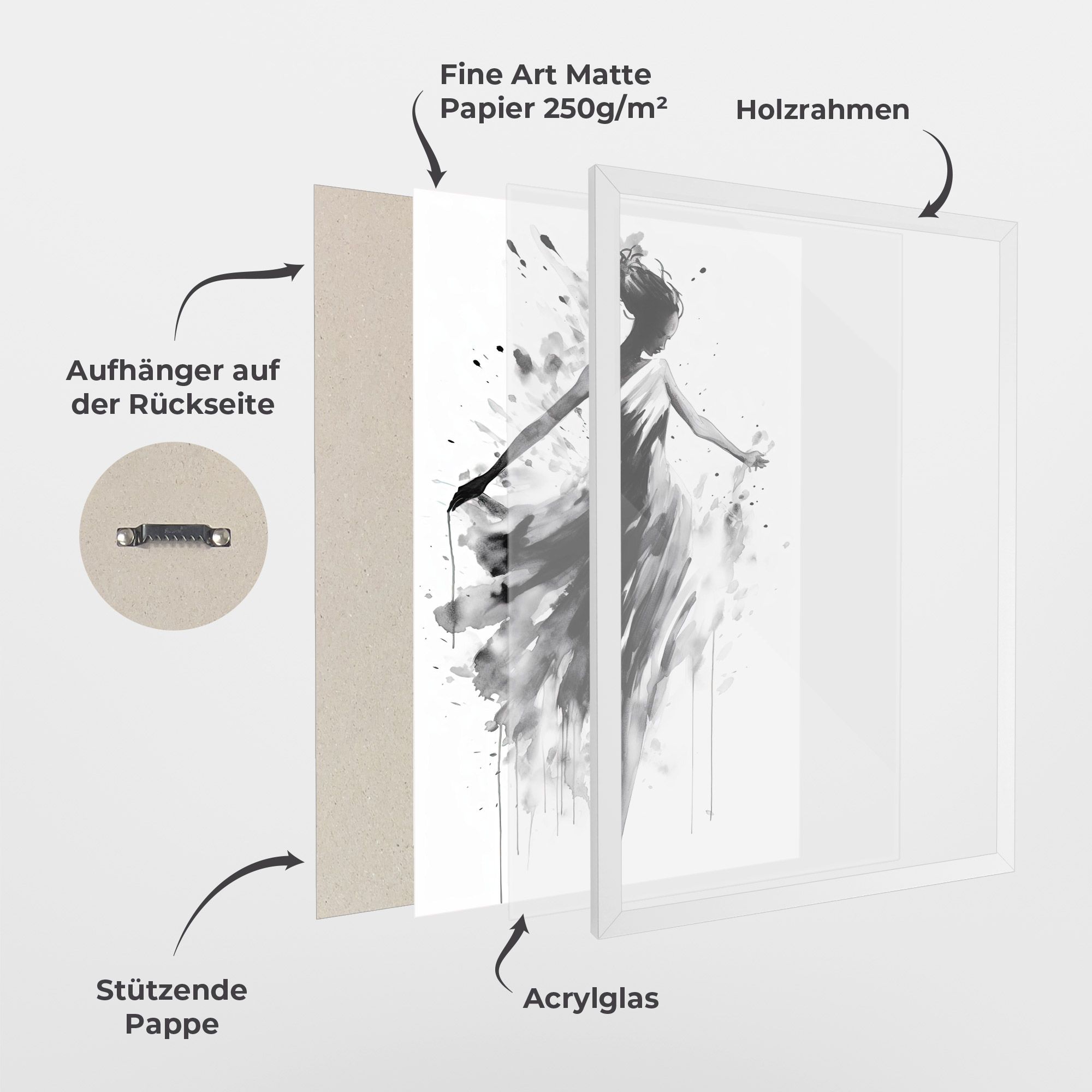 Beautiful Dancing Woman mockup 1