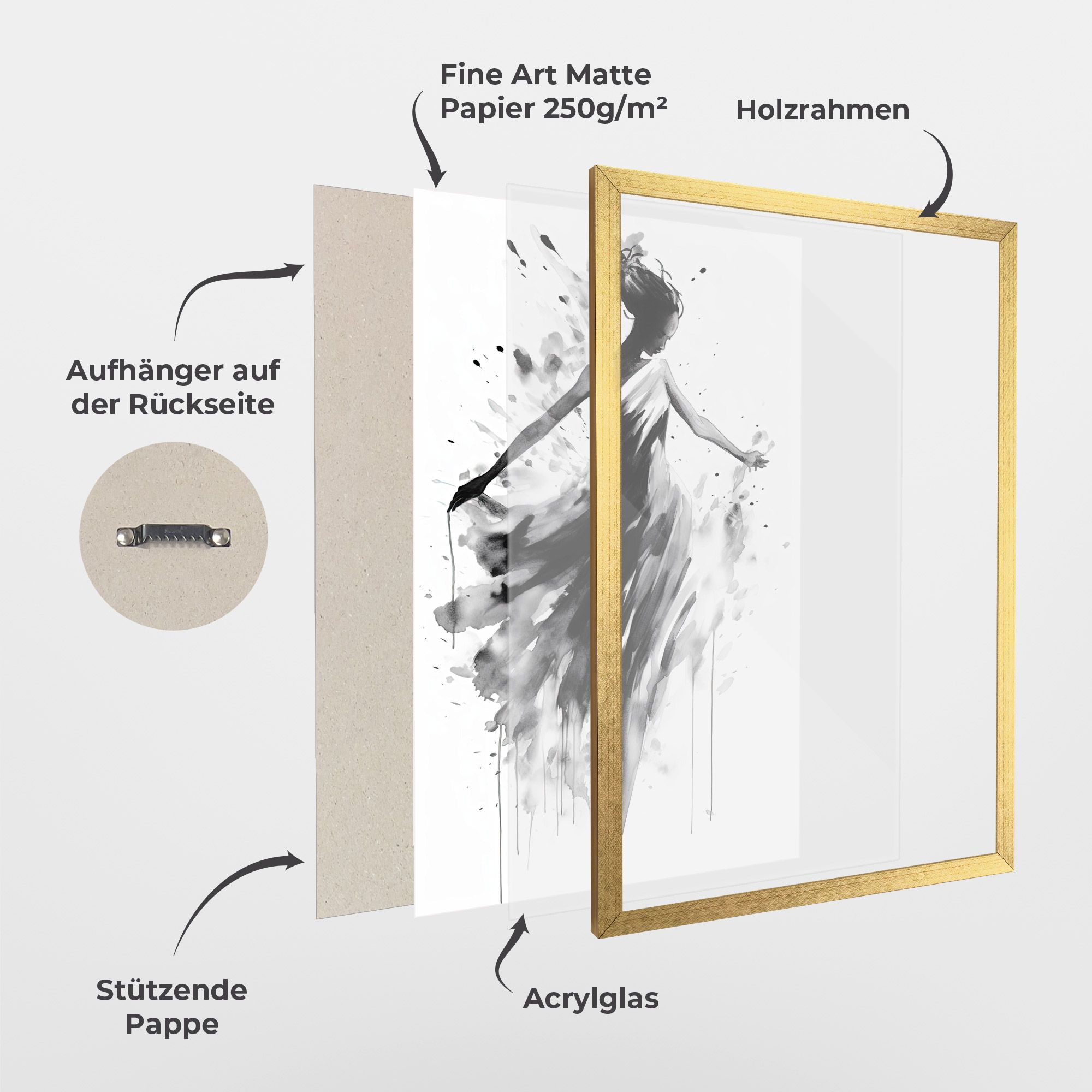 Beautiful Dancing Woman mockup 1