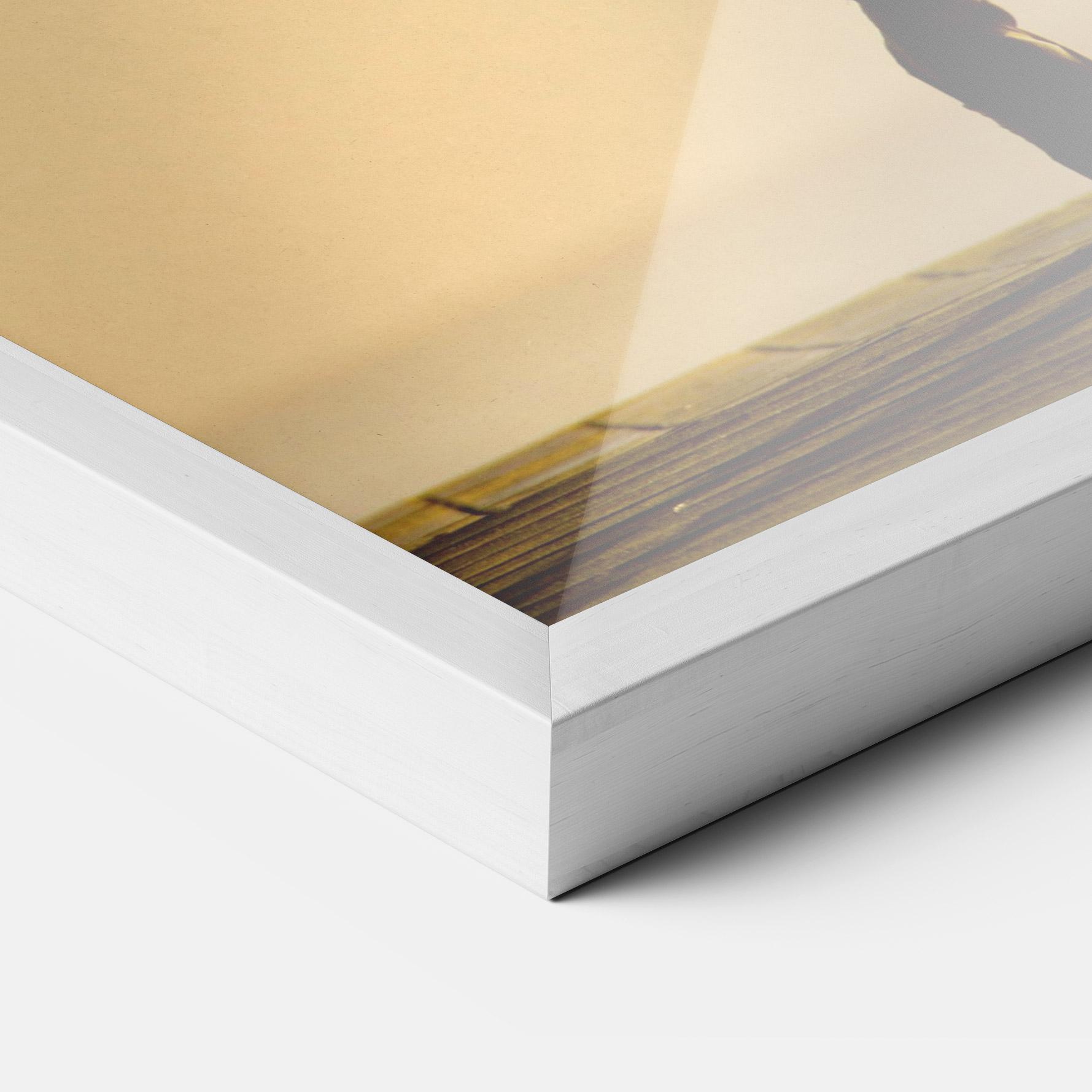 Gerahmte Poster Ballet On Cream mockup 3