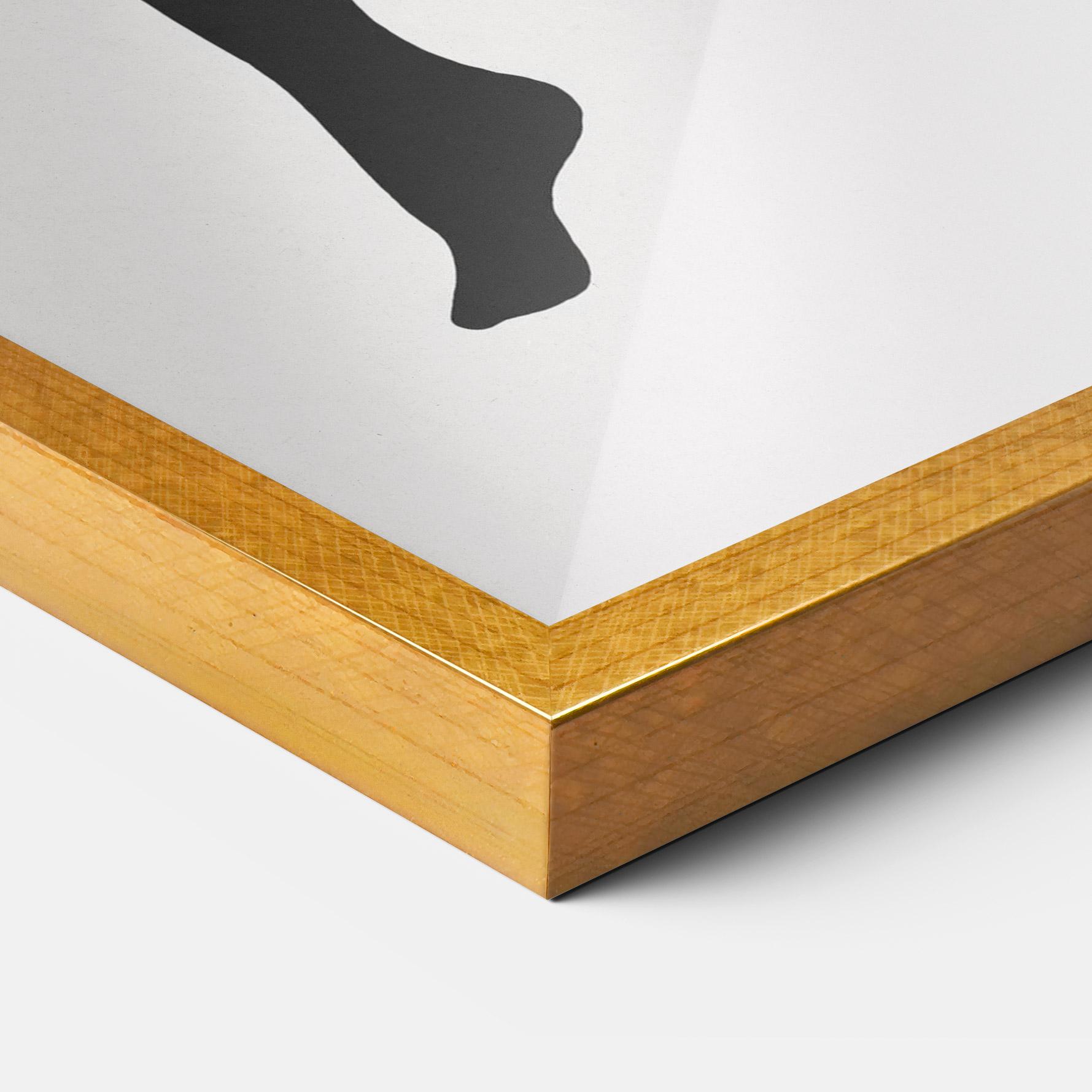 Gerahmte Poster Sitting On The Moon mockup 3