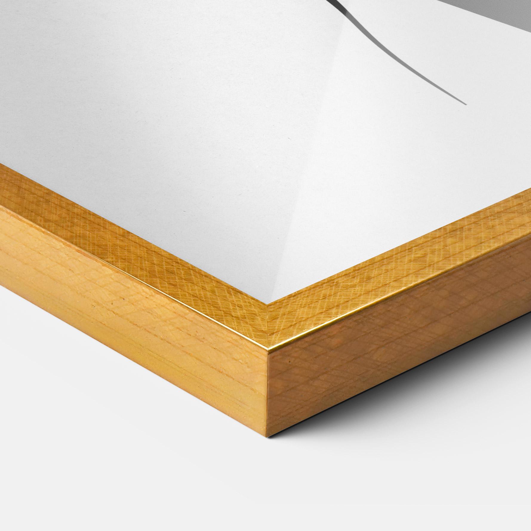 Gerahmte Poster Woman Shape Line mockup 3