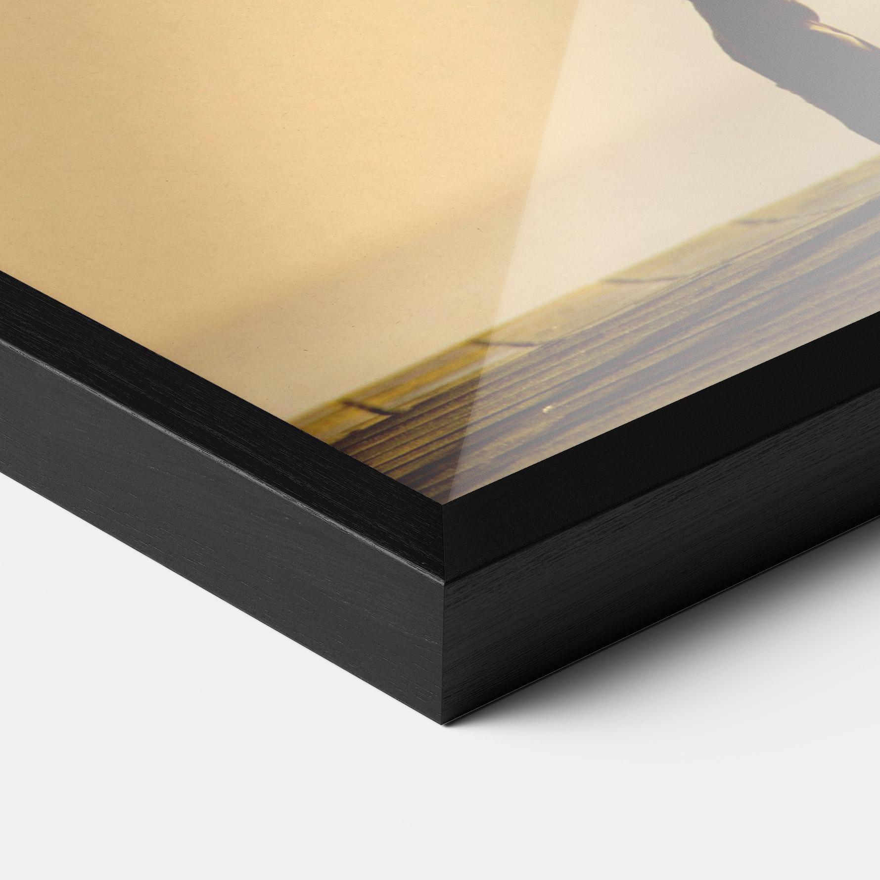 Gerahmte Poster Ballet On Cream mockup 3