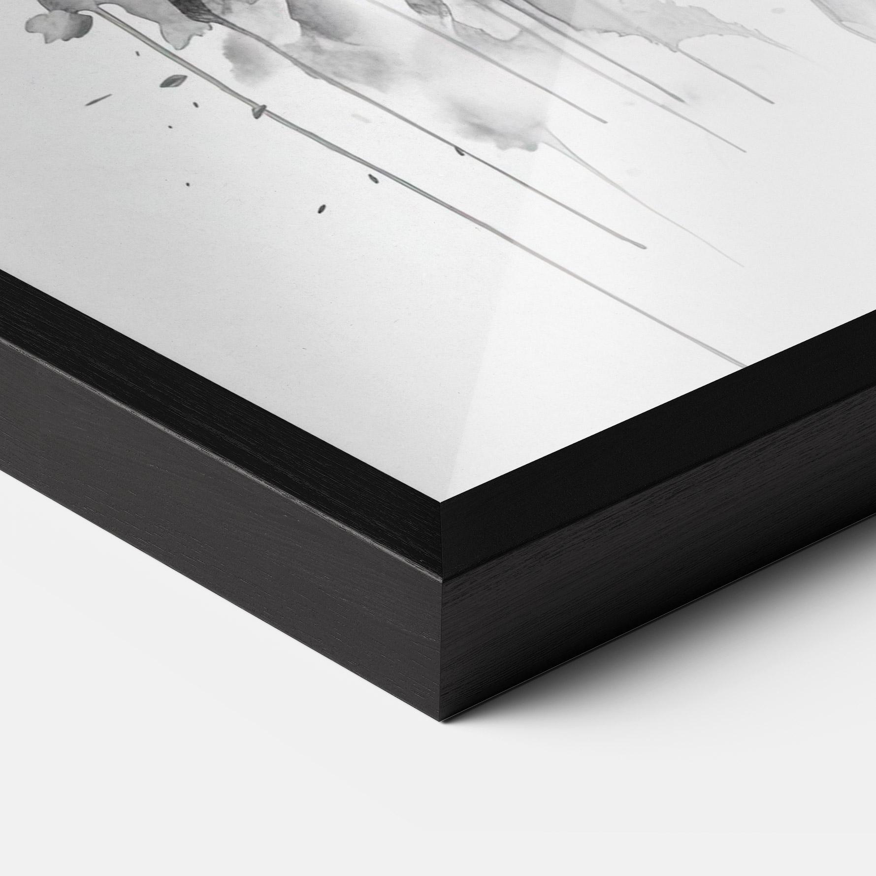 Gerahmte Poster Beautiful Dancing Woman mockup 3