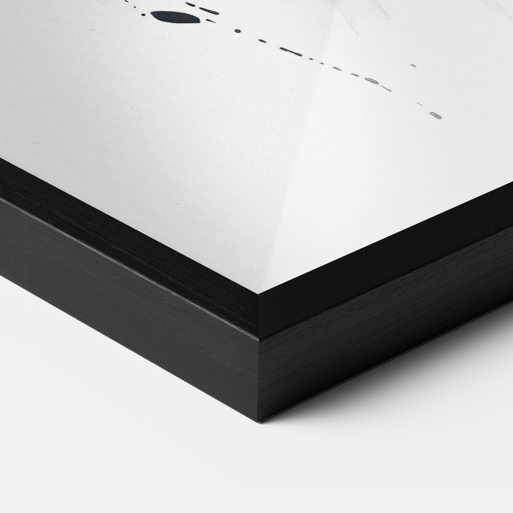 Gerahmte Poster Black Ink Woman mockup 3