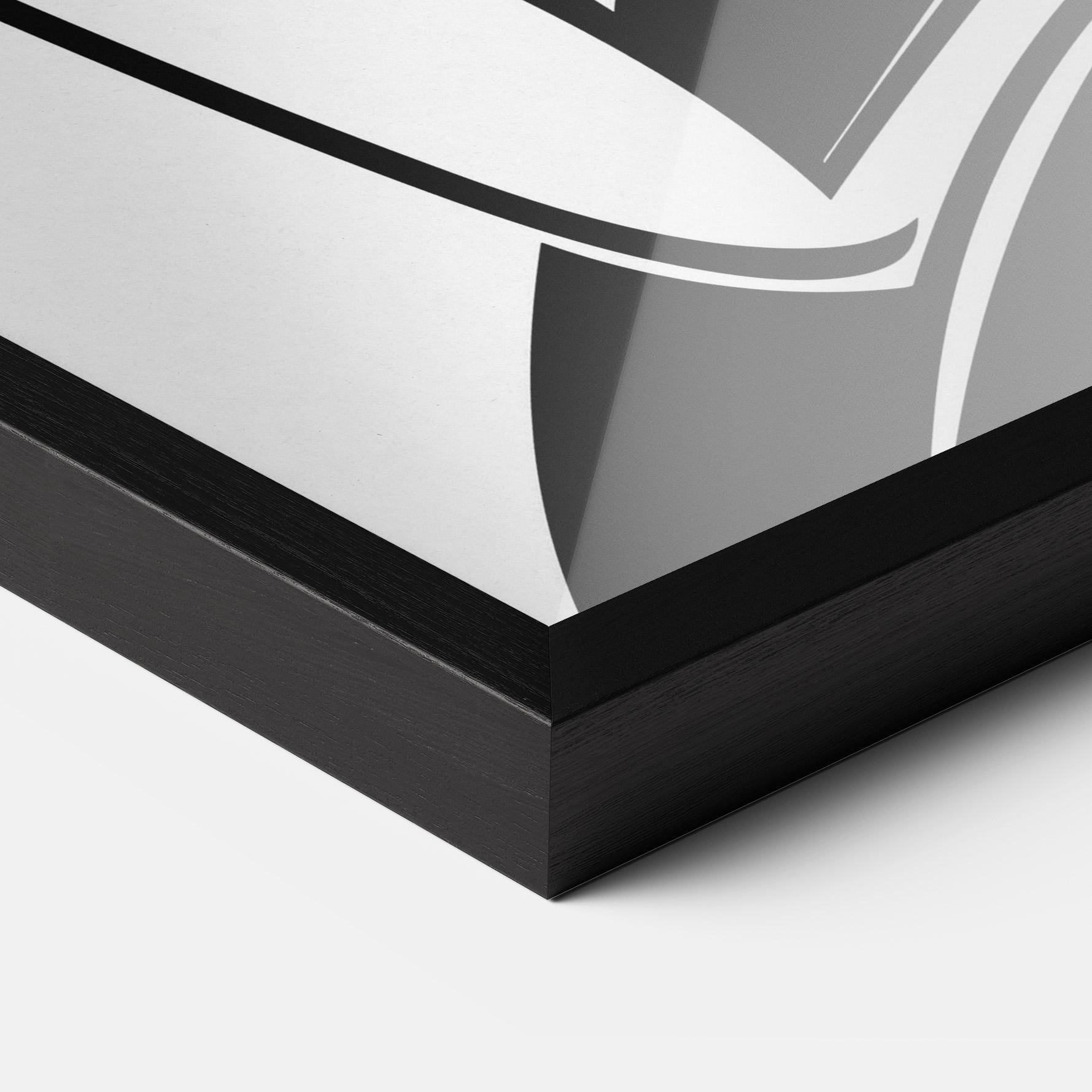 Gerahmte Poster Pretty Woman Shilouette mockup 3