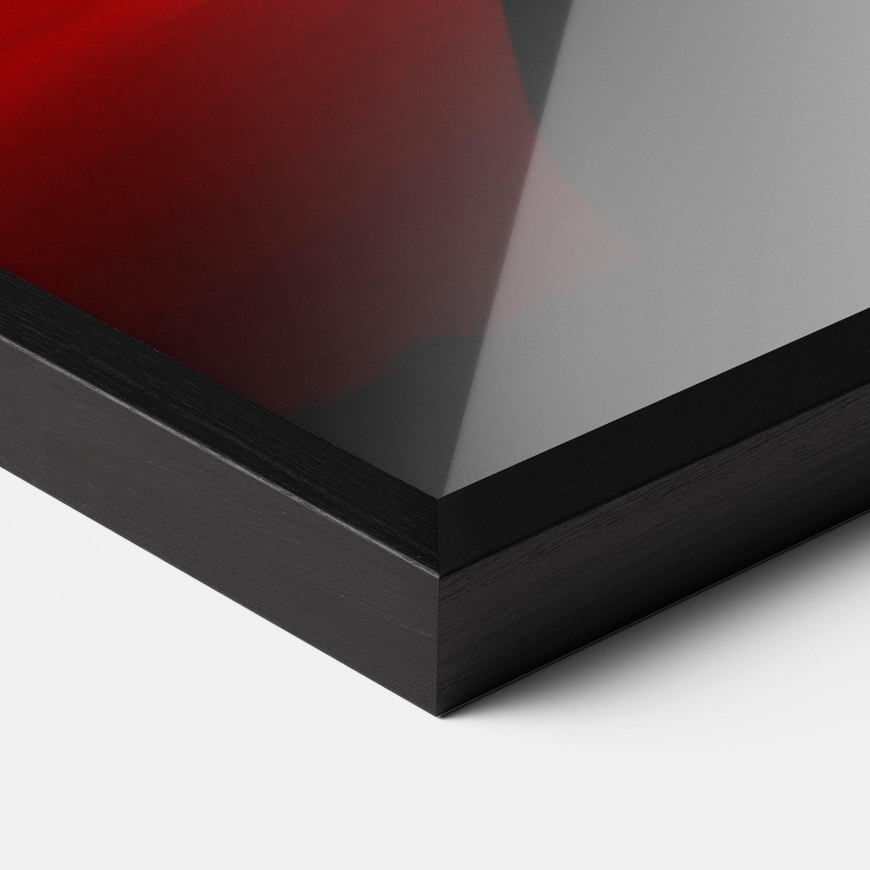 Gerahmte Poster Profile Against Sunset mockup 3