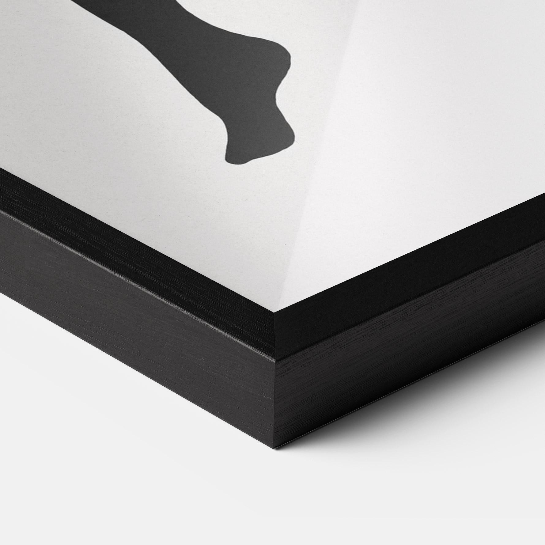 Gerahmte Poster Sitting On The Moon mockup 3