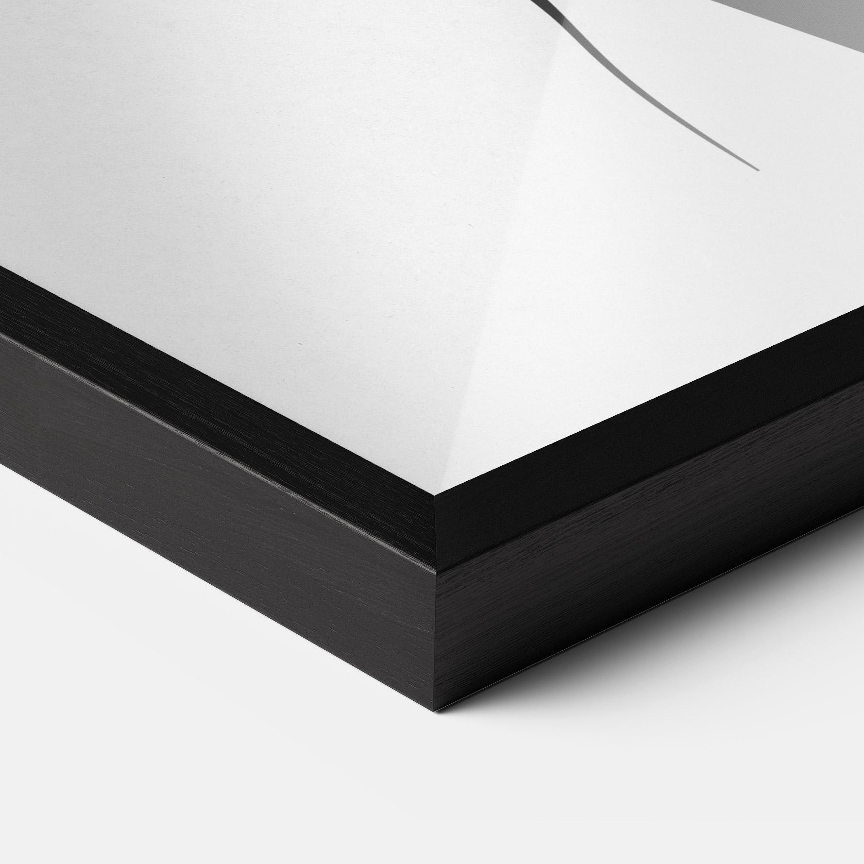 Gerahmte Poster Woman Shape Line mockup 3