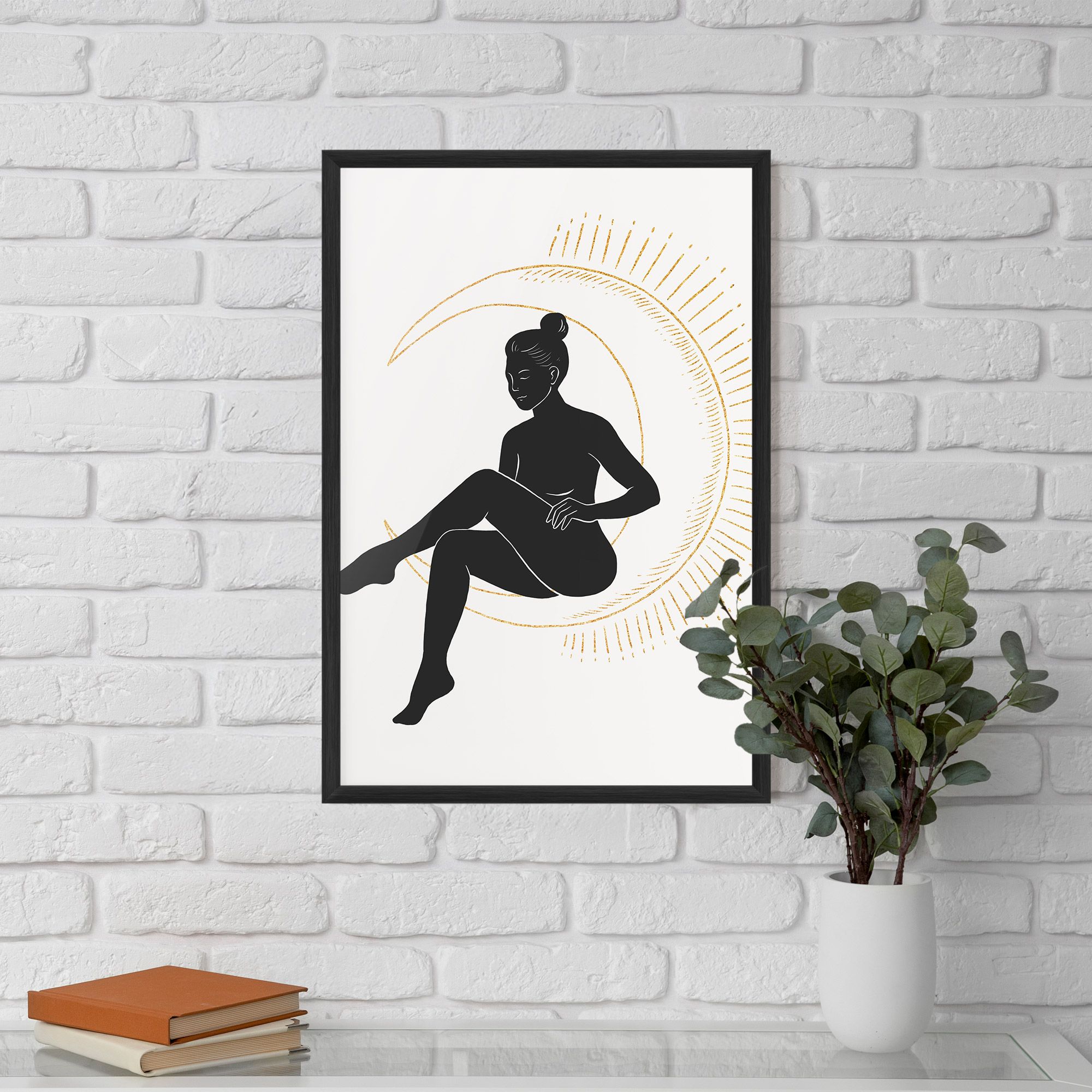 Sitting On The Moon mockup 5