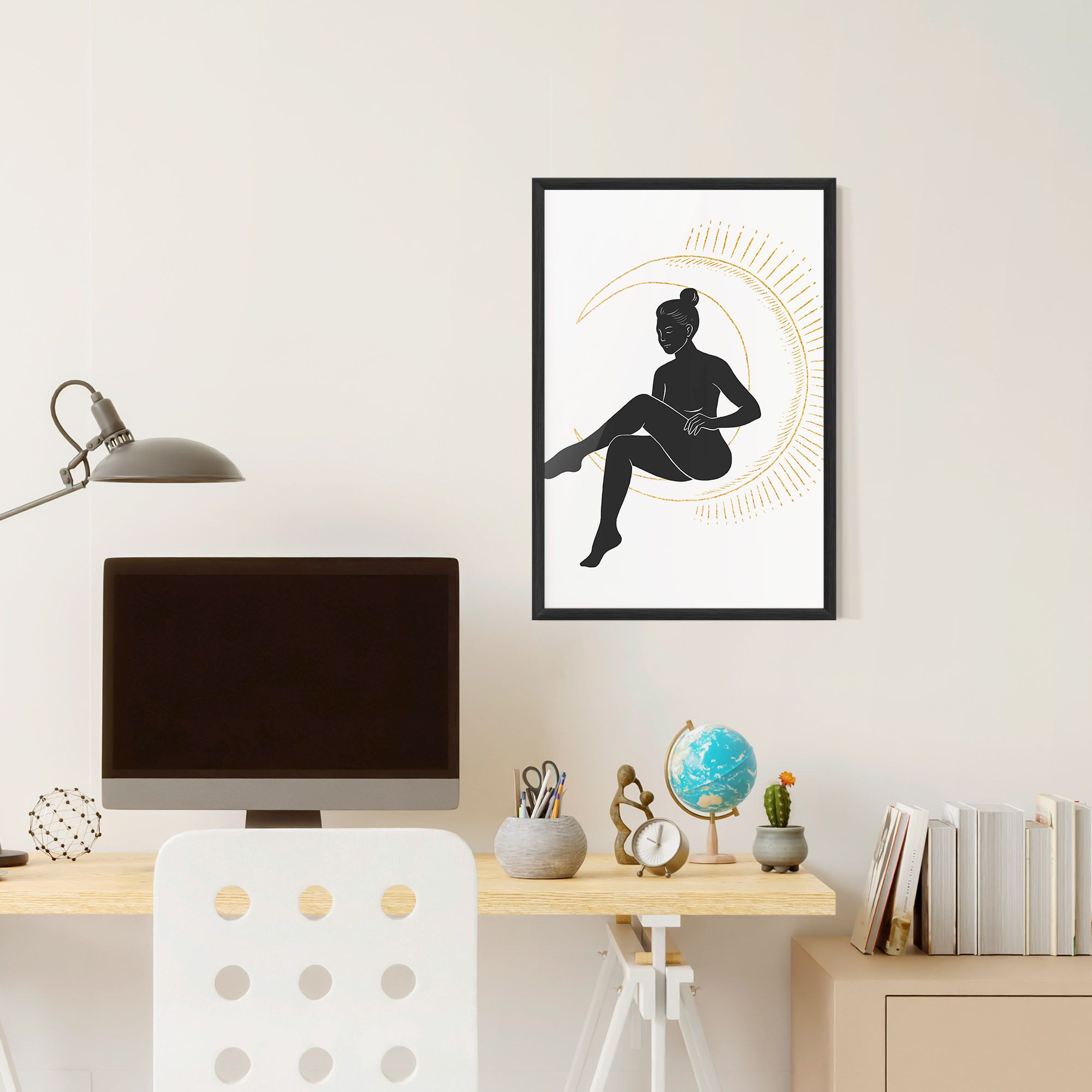 Sitting On The Moon mockup 6