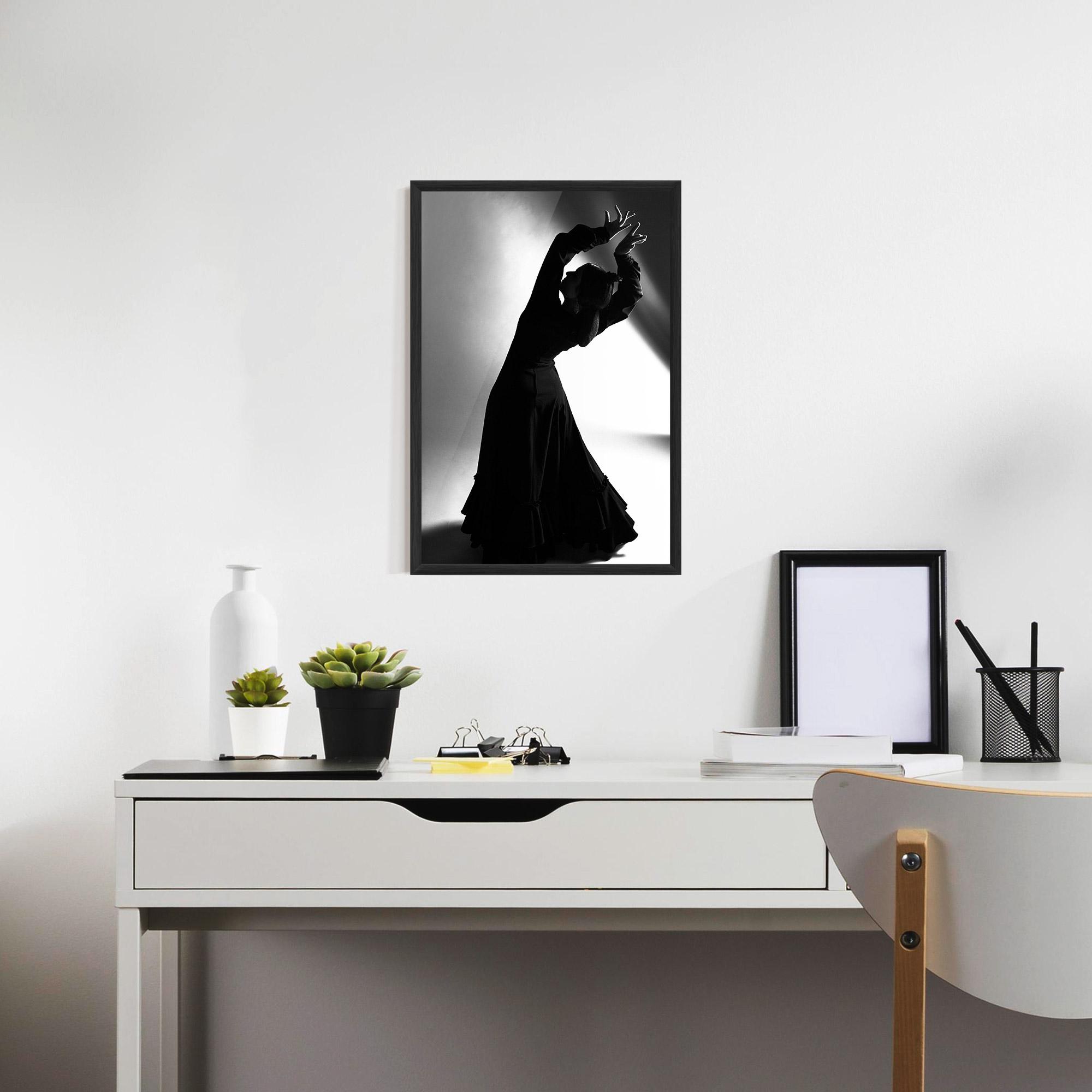Gerahmte Poster Full Shot Dancer mockup 7