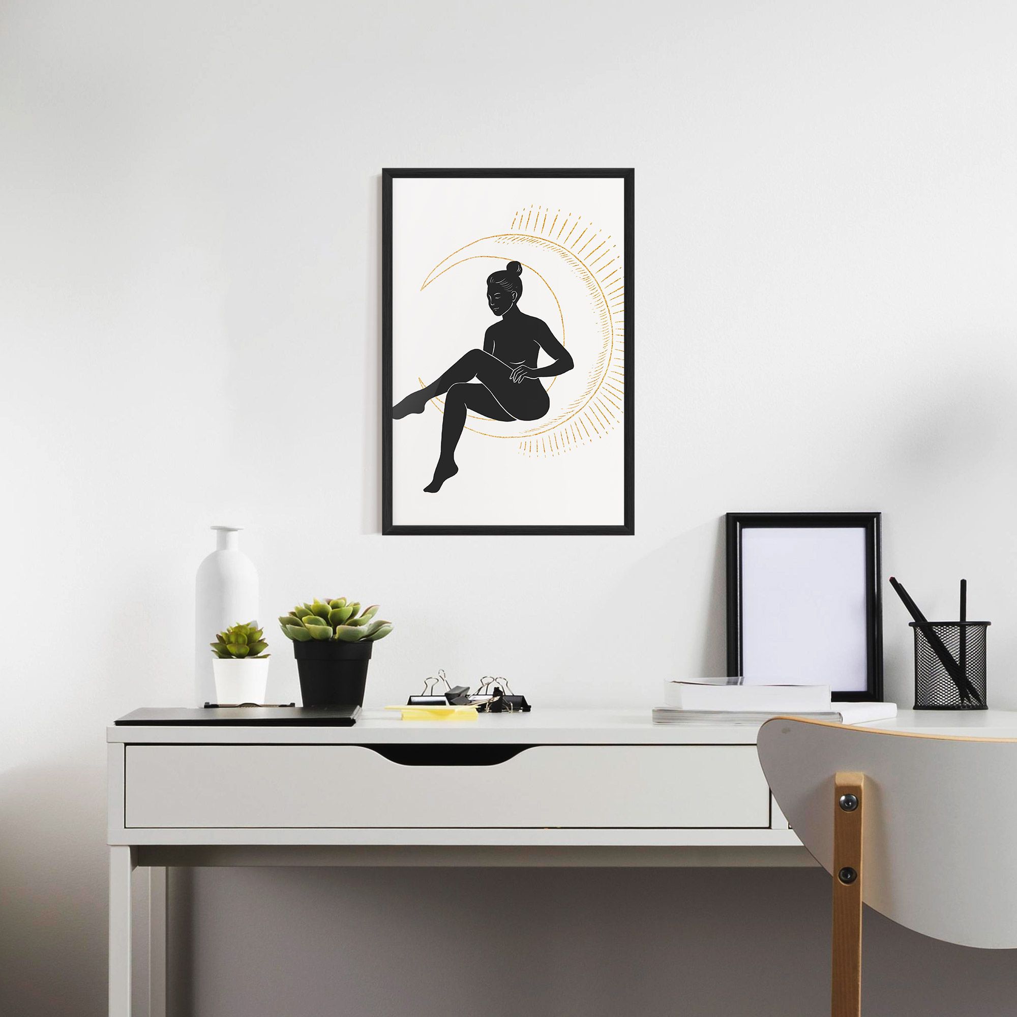 Sitting On The Moon mockup 7