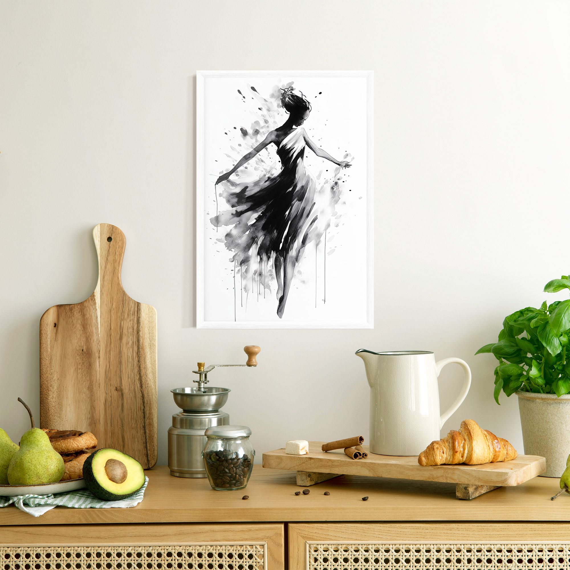 Beautiful Dancing Woman mockup 8