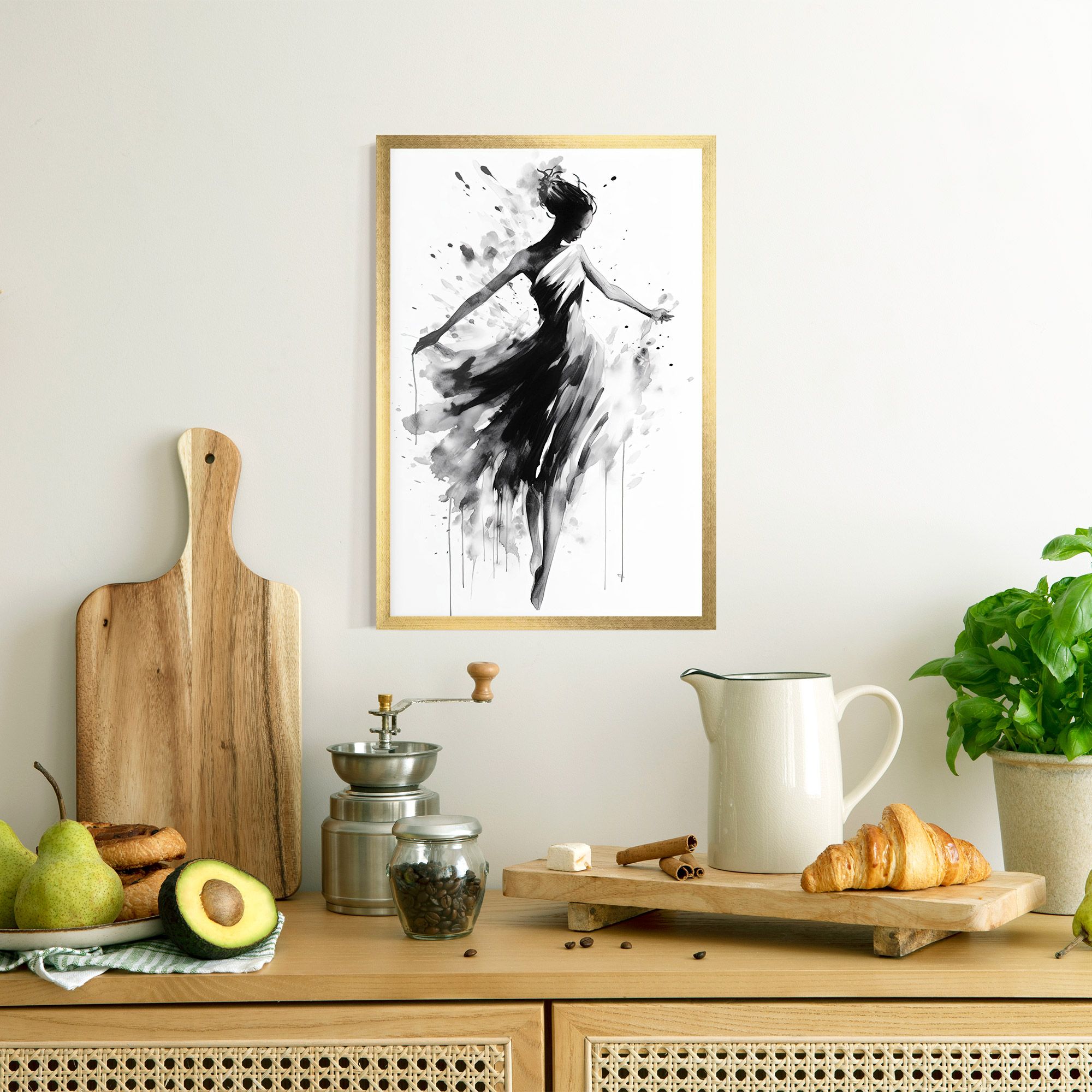 Beautiful Dancing Woman mockup 8