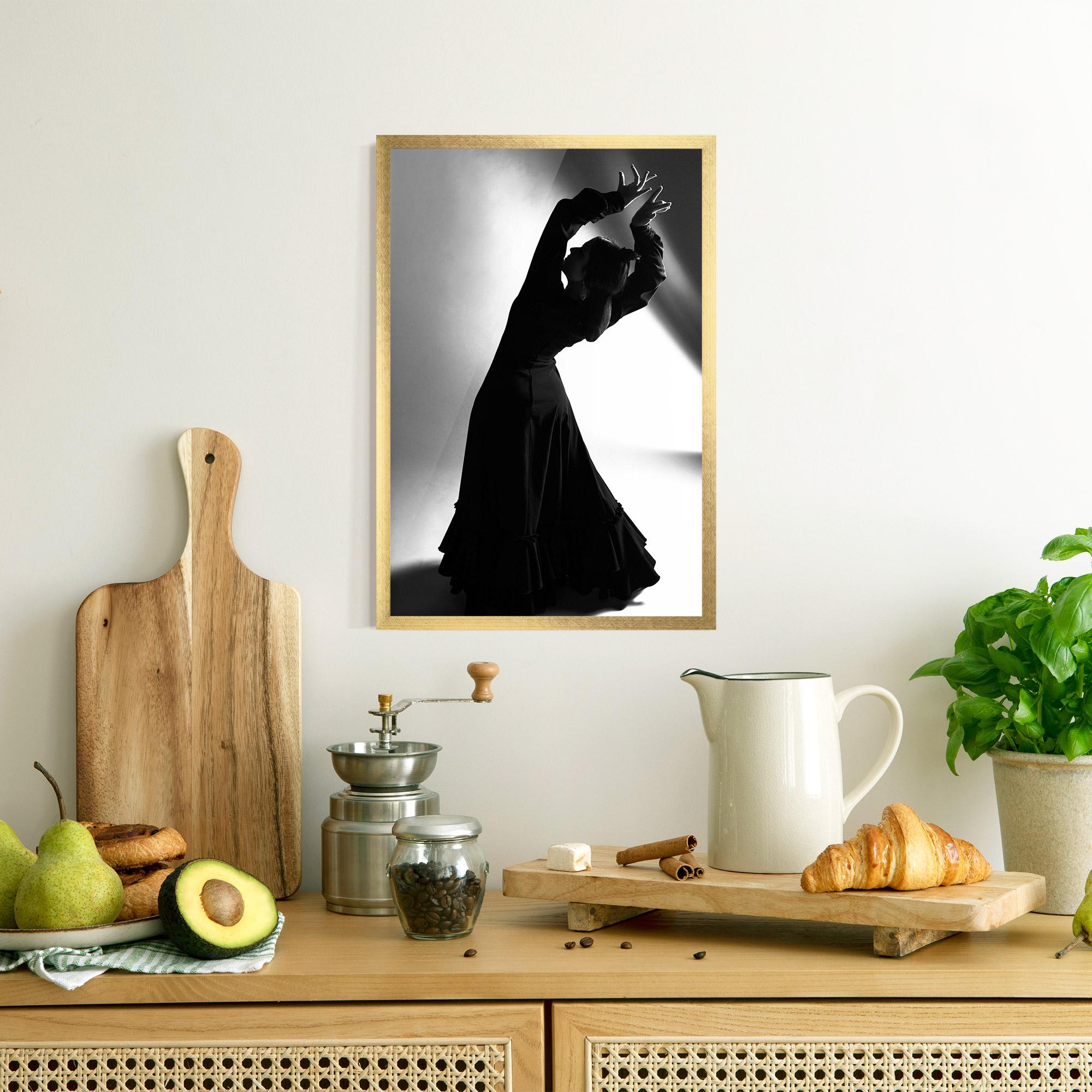 Gerahmte Poster Full Shot Dancer mockup 8