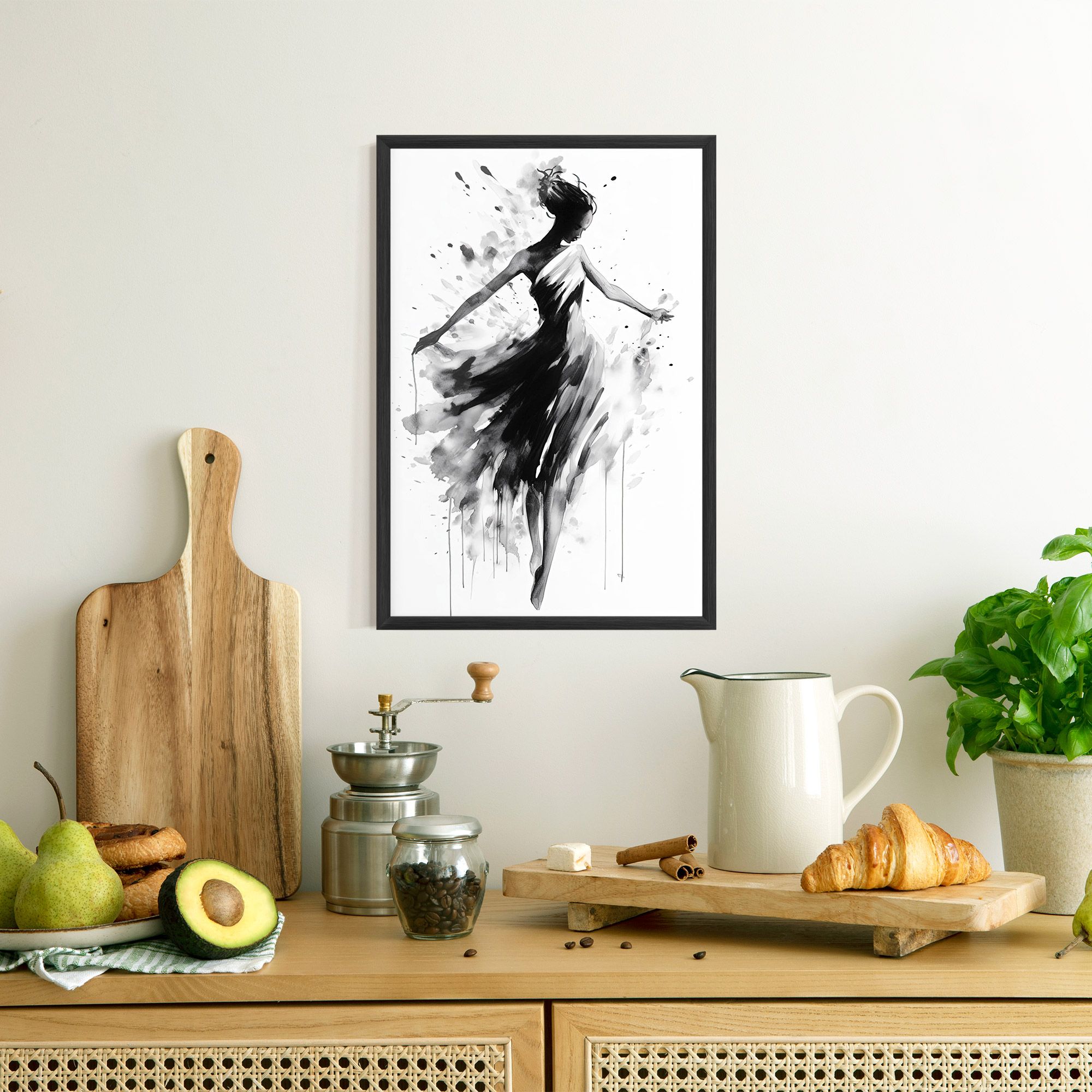 Beautiful Dancing Woman mockup 8