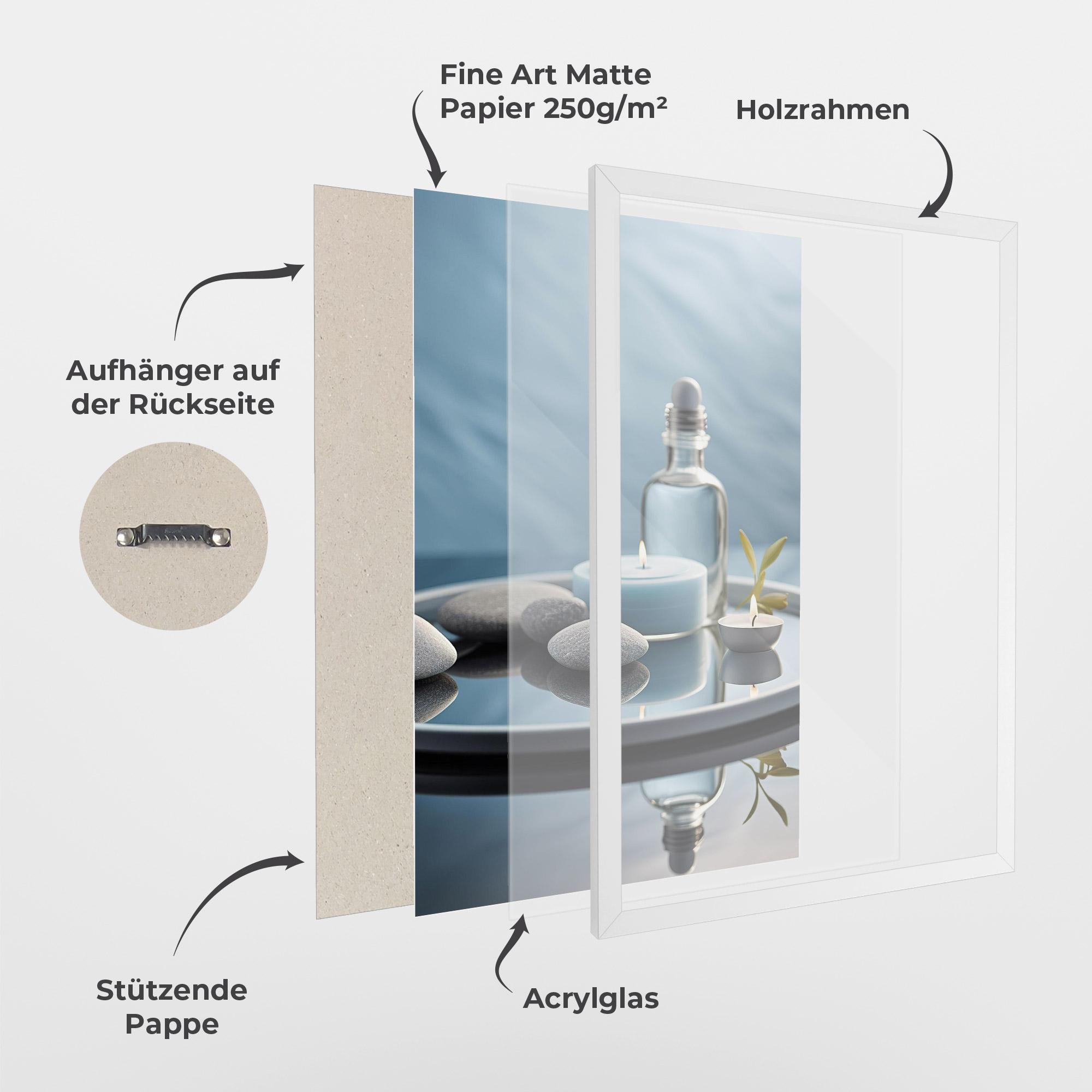 Gerahmte Poster Beauty Treatment mockup 1