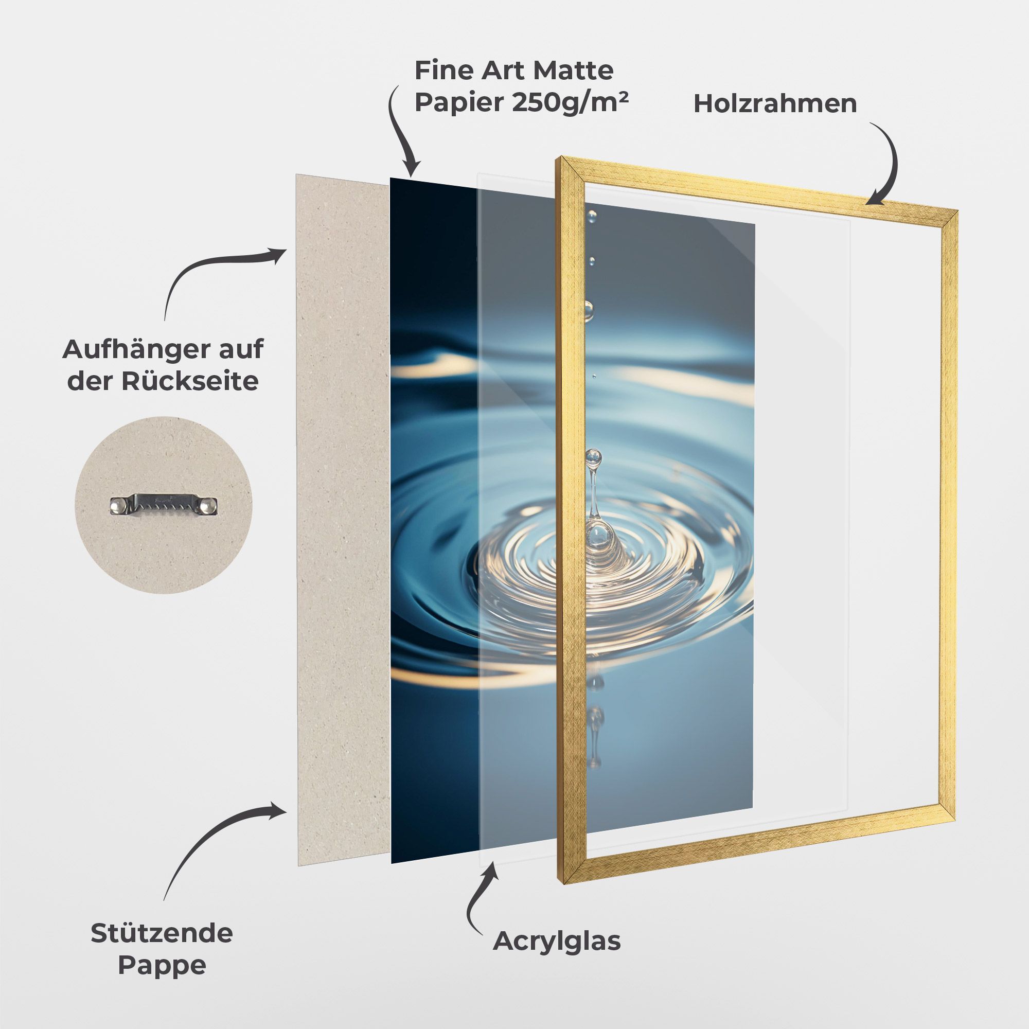 Cream Water Drop mockup 1