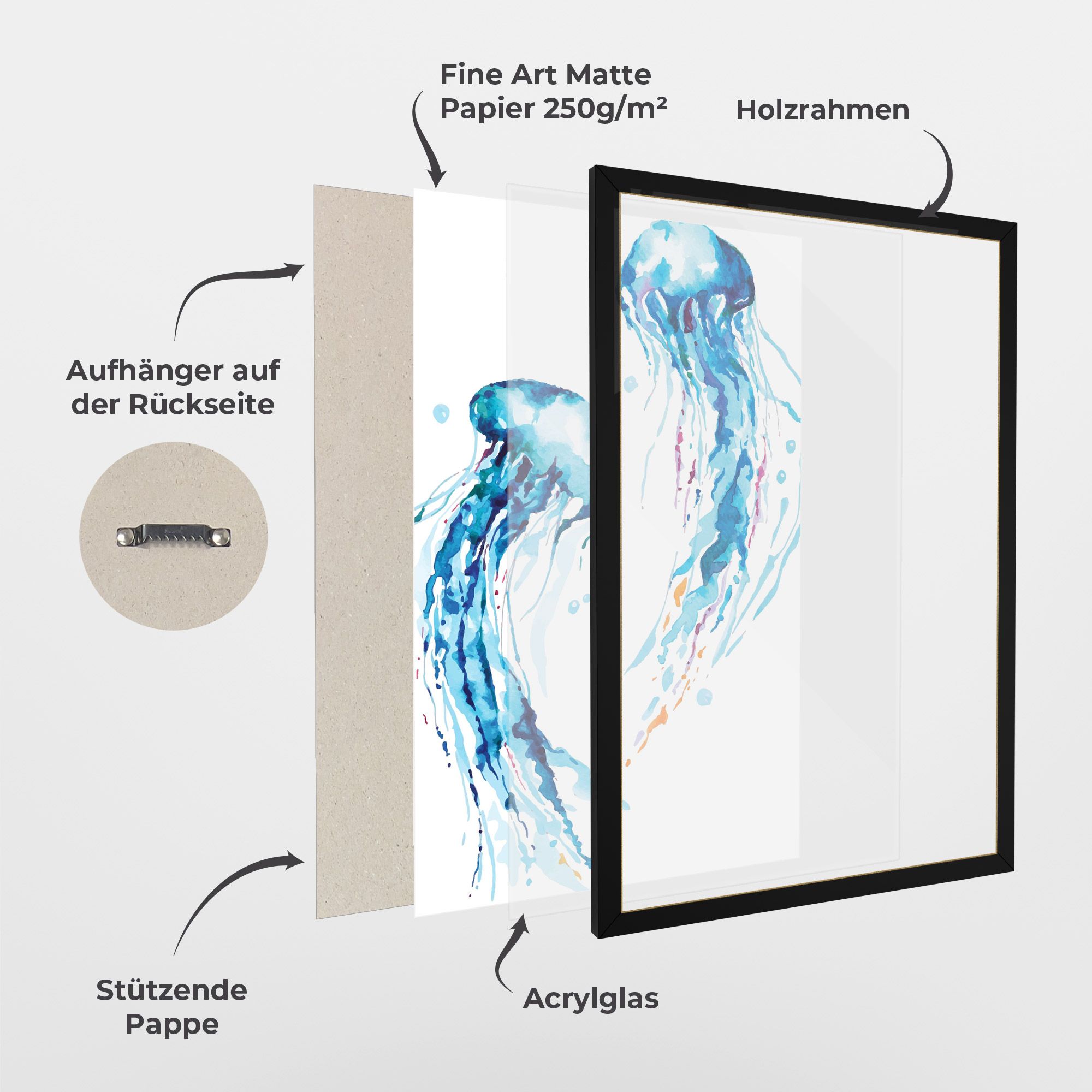 Jellyfish Watercolor mockup 1