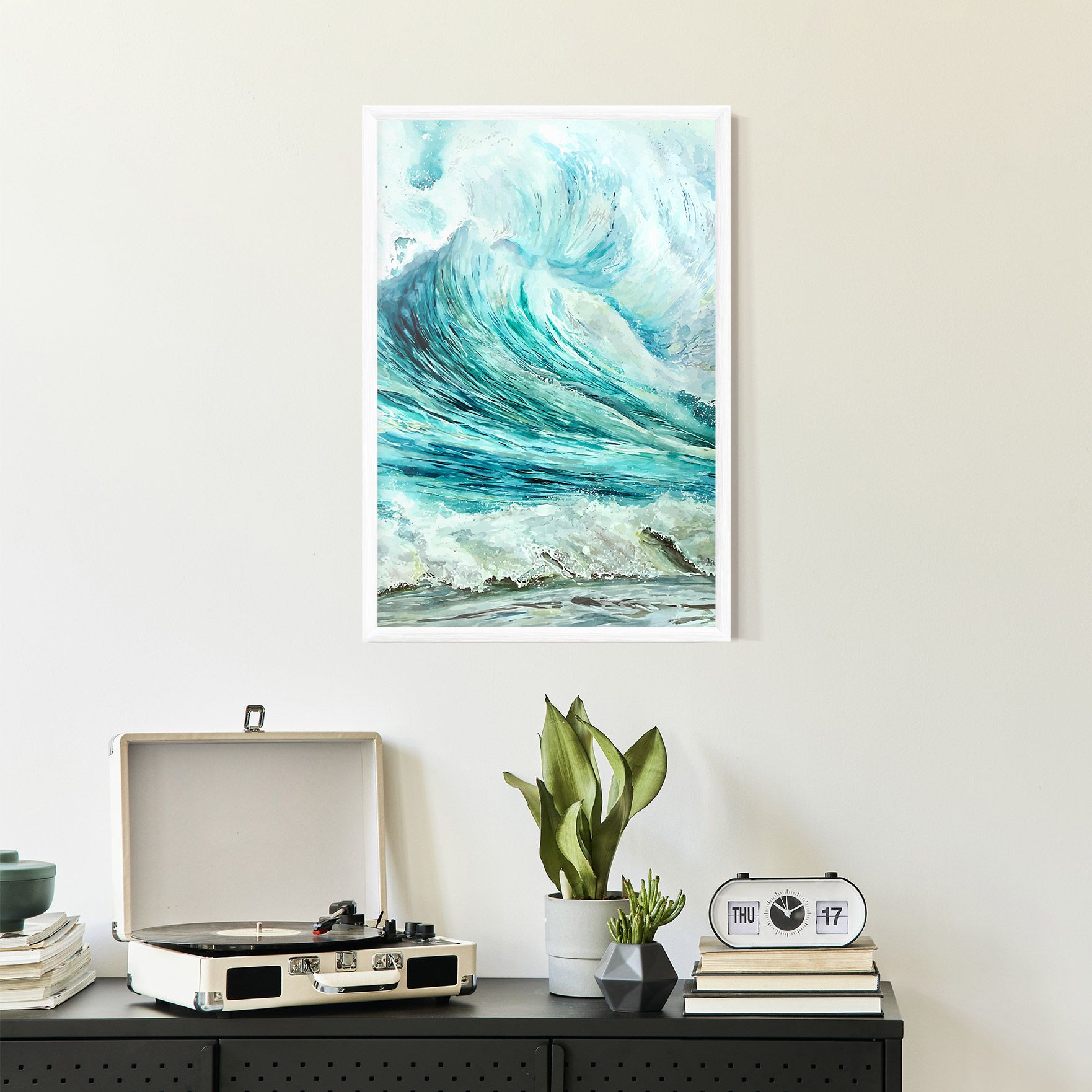 Sea Watercolor mockup 2