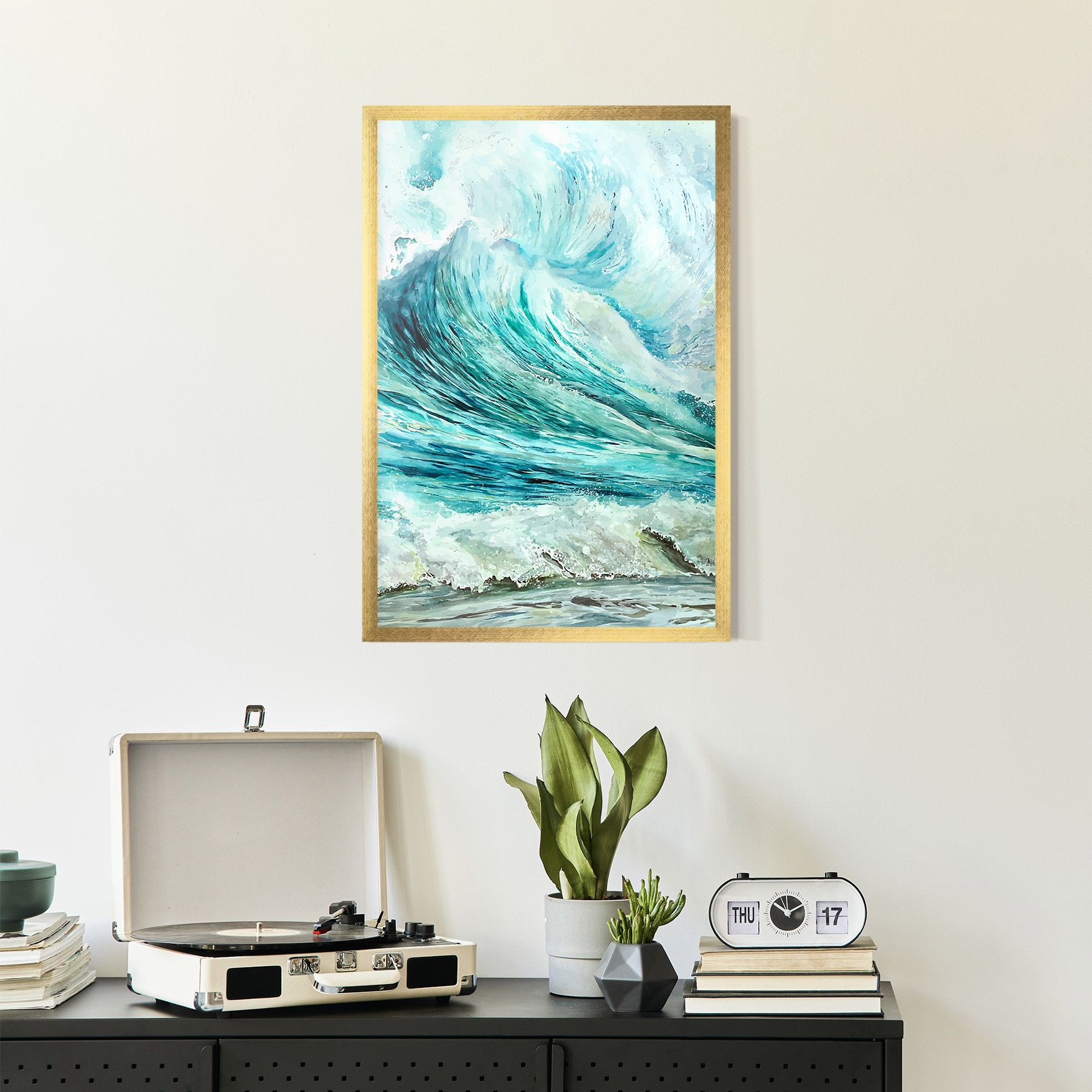 Sea Watercolor mockup 2