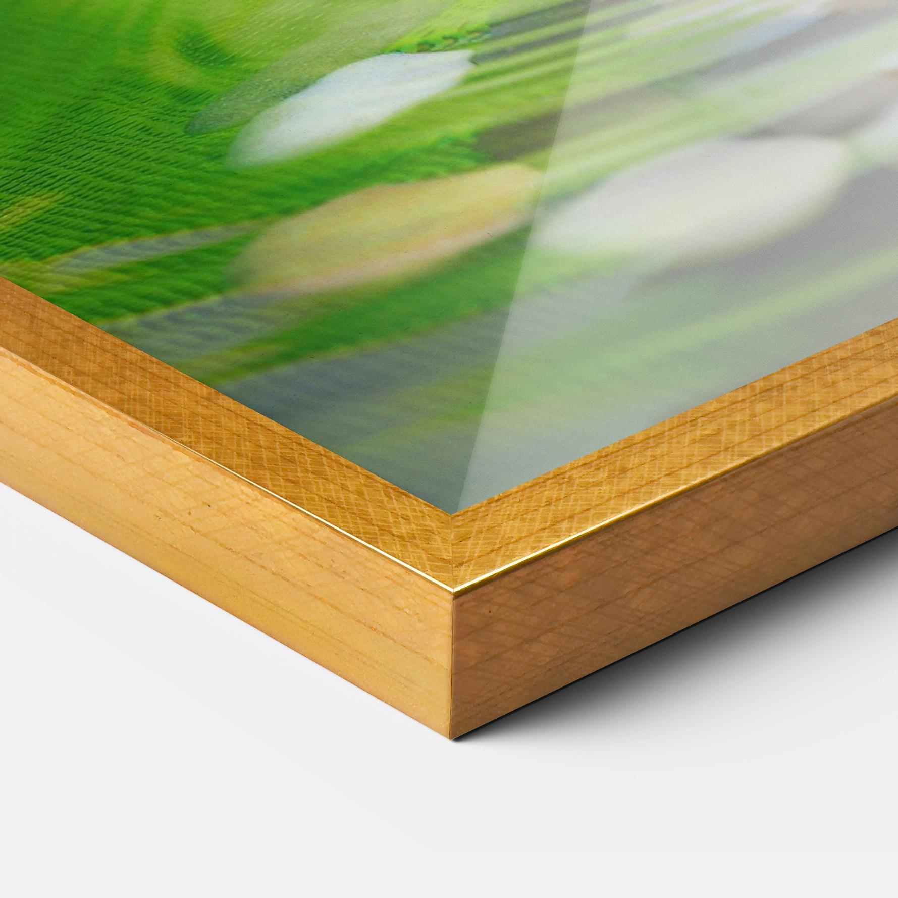 Gerahmte Poster Bamboo Fountain mockup 3