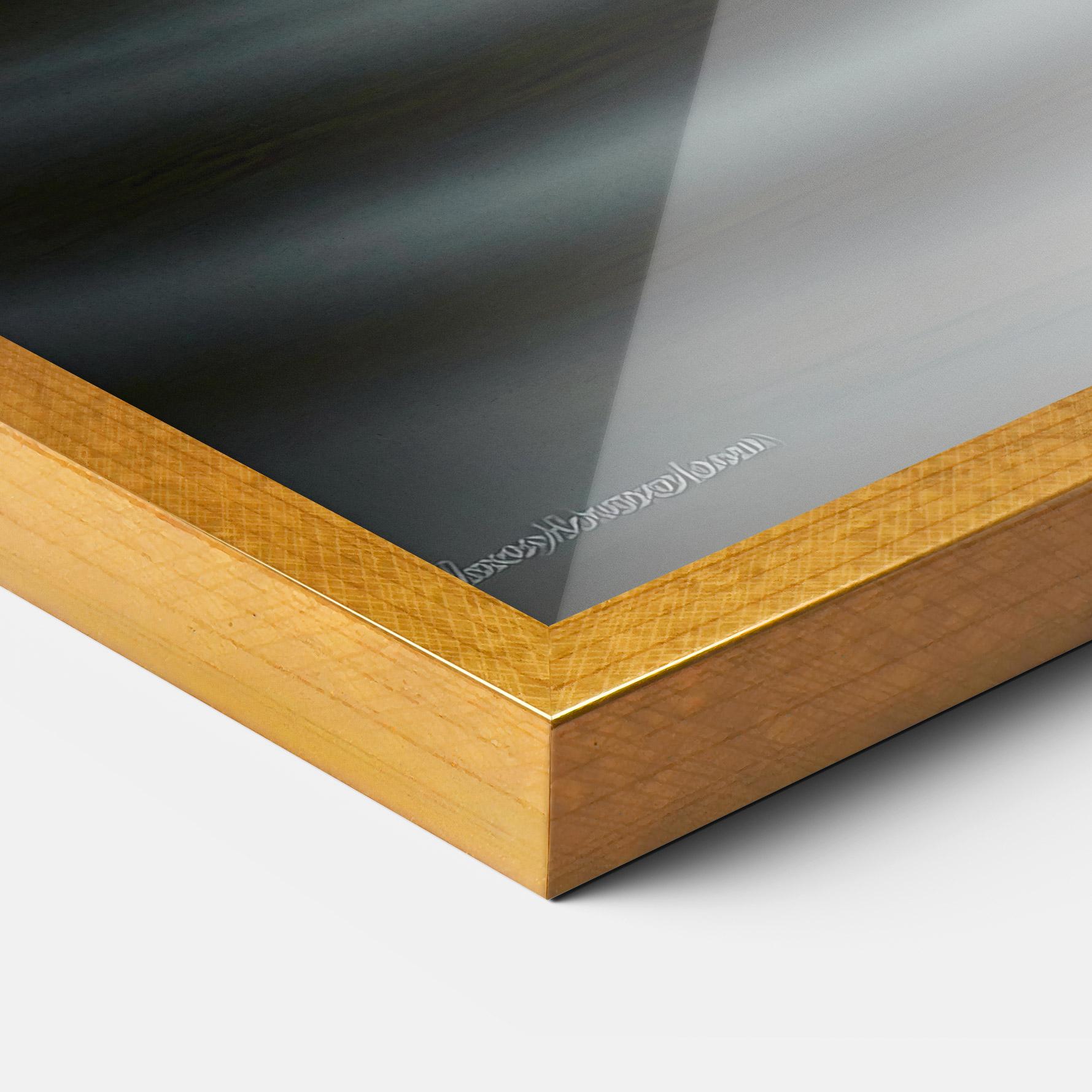 Gerahmte Poster Beautiful Water Drop mockup 3