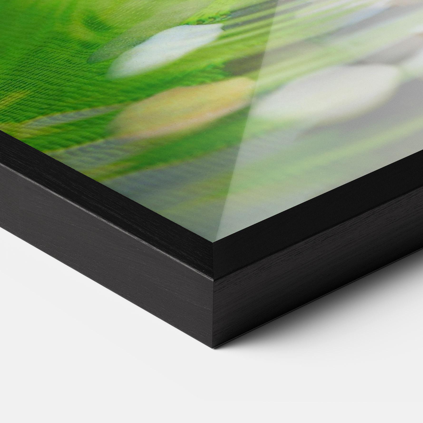 Gerahmte Poster Bamboo Fountain mockup 3