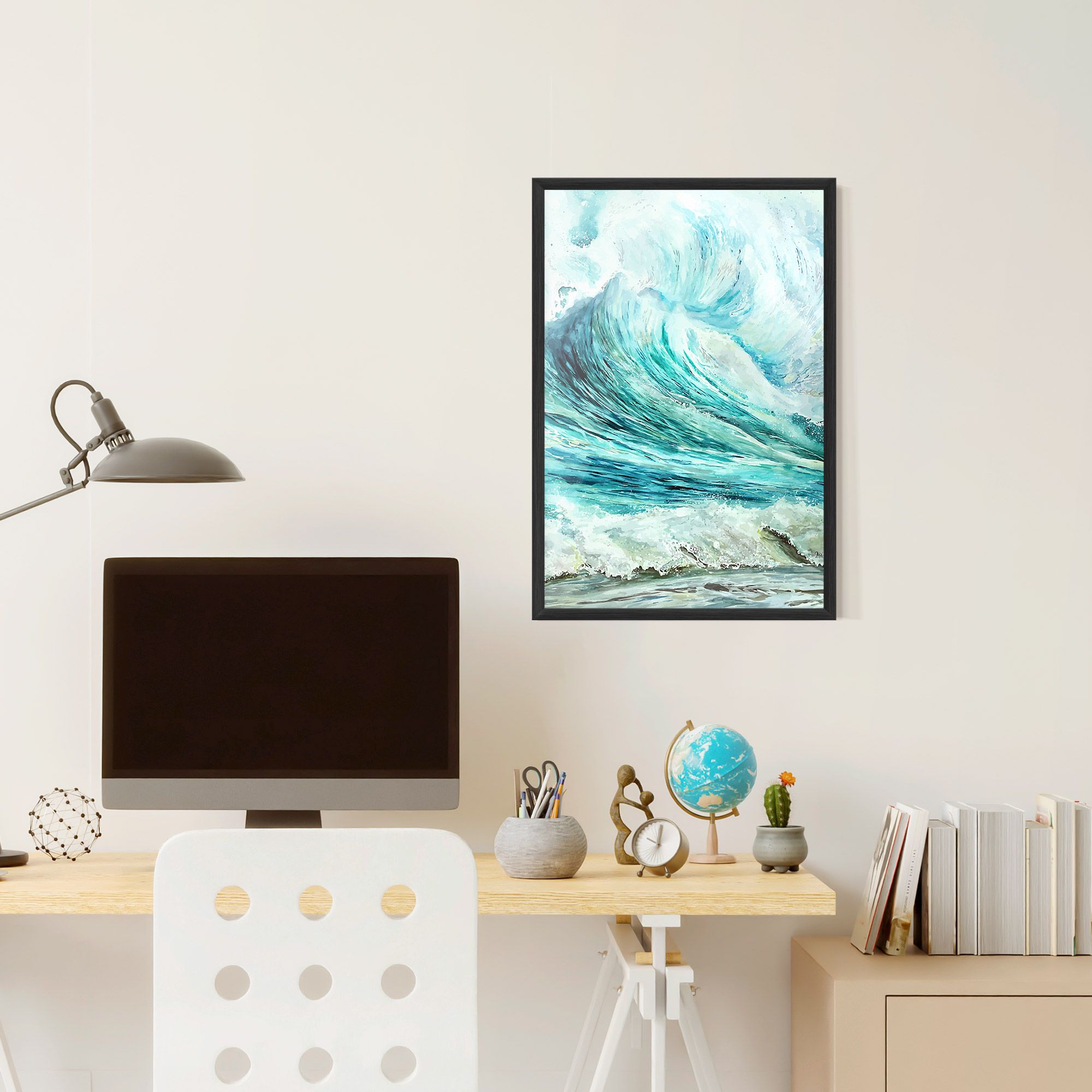 Sea Watercolor mockup 6