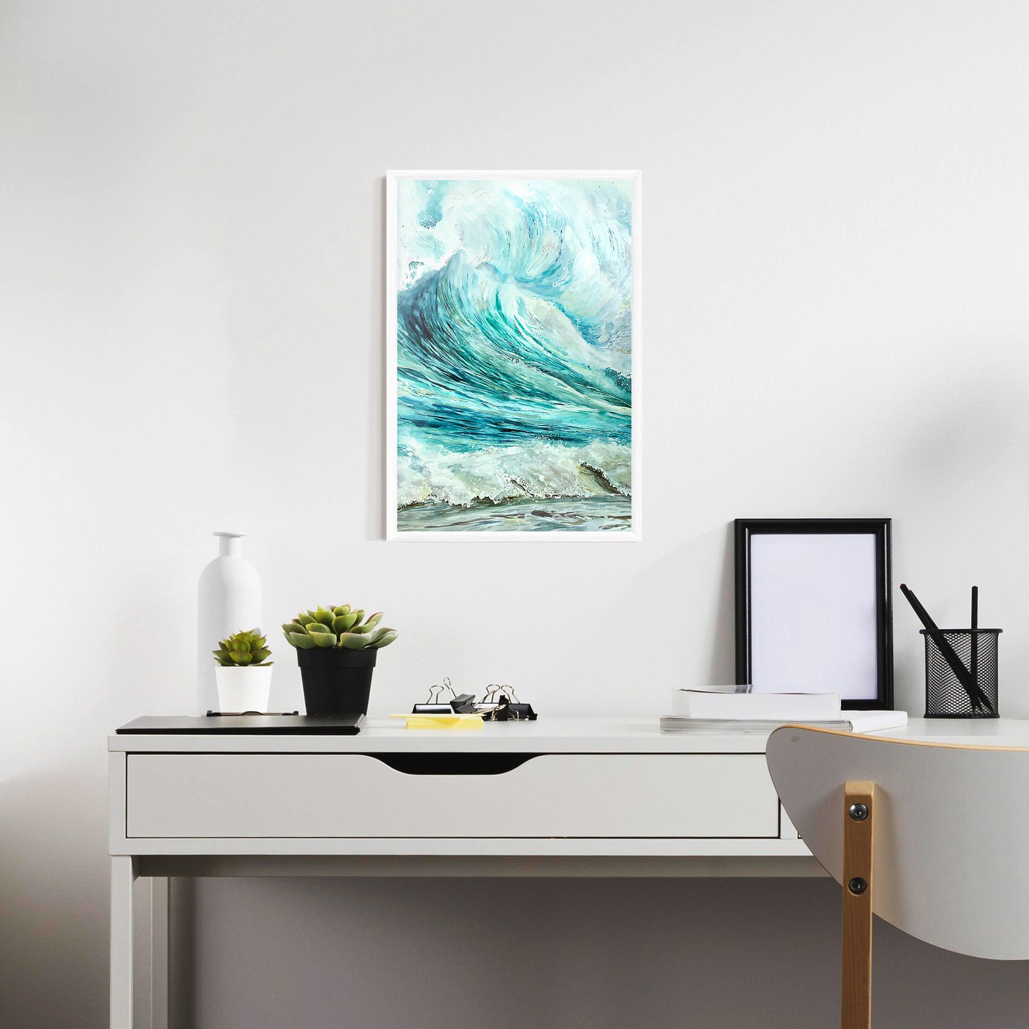 Sea Watercolor mockup 7