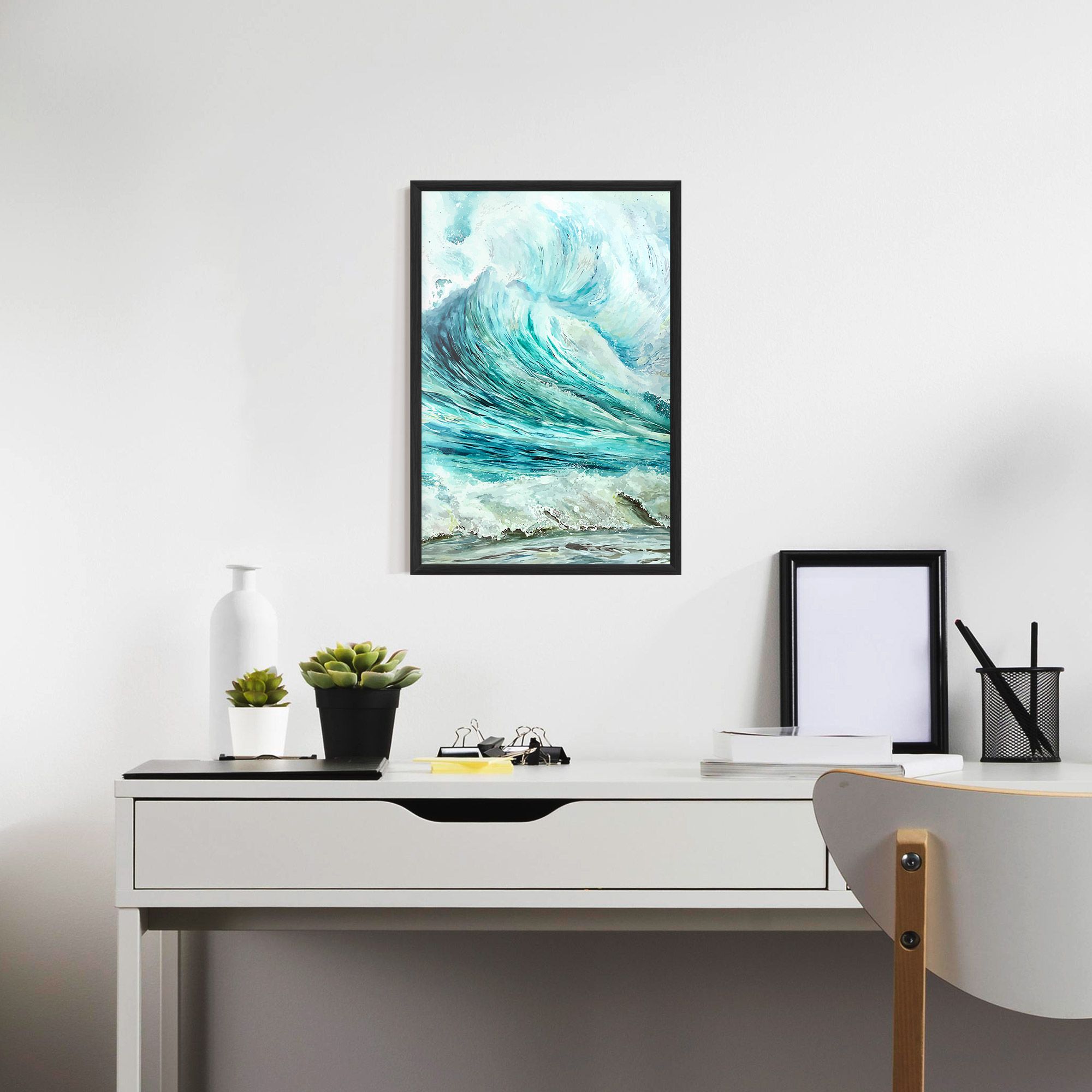 Sea Watercolor mockup 7