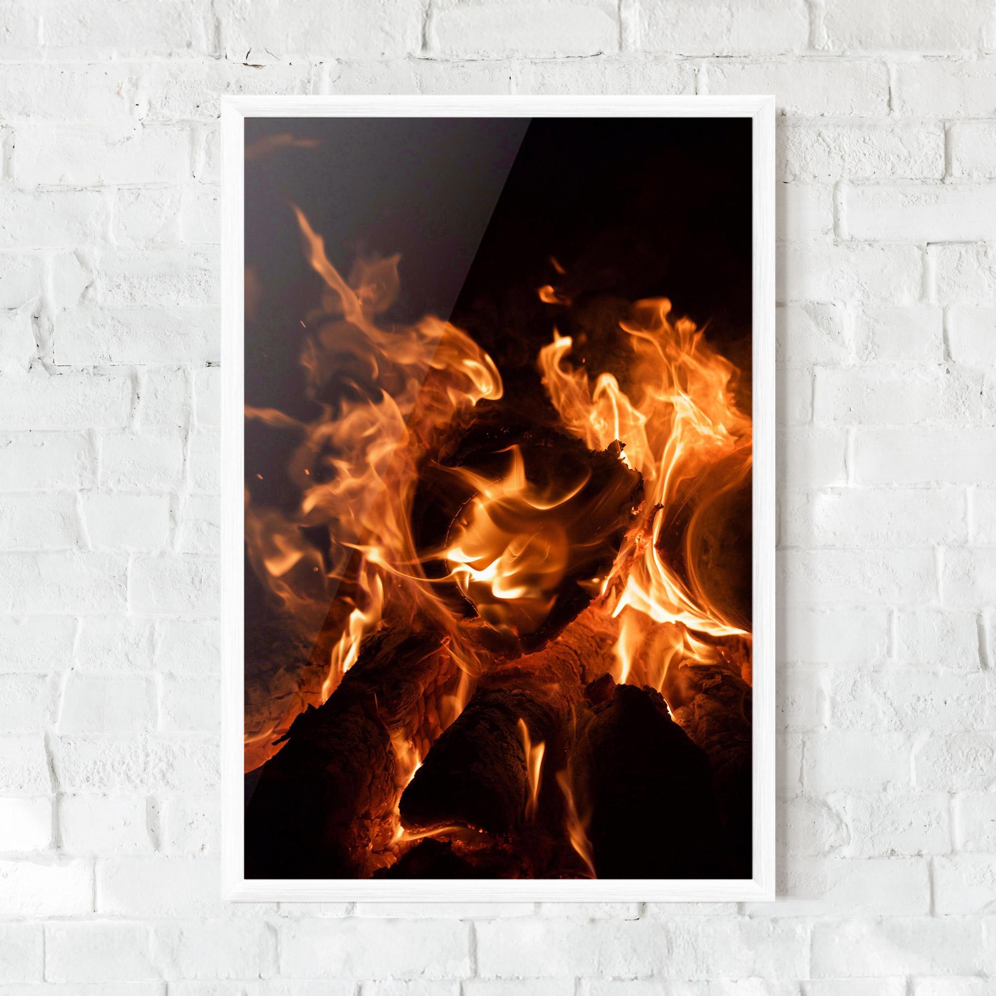 Gerahmte Poster Eternal Flame mockup 0