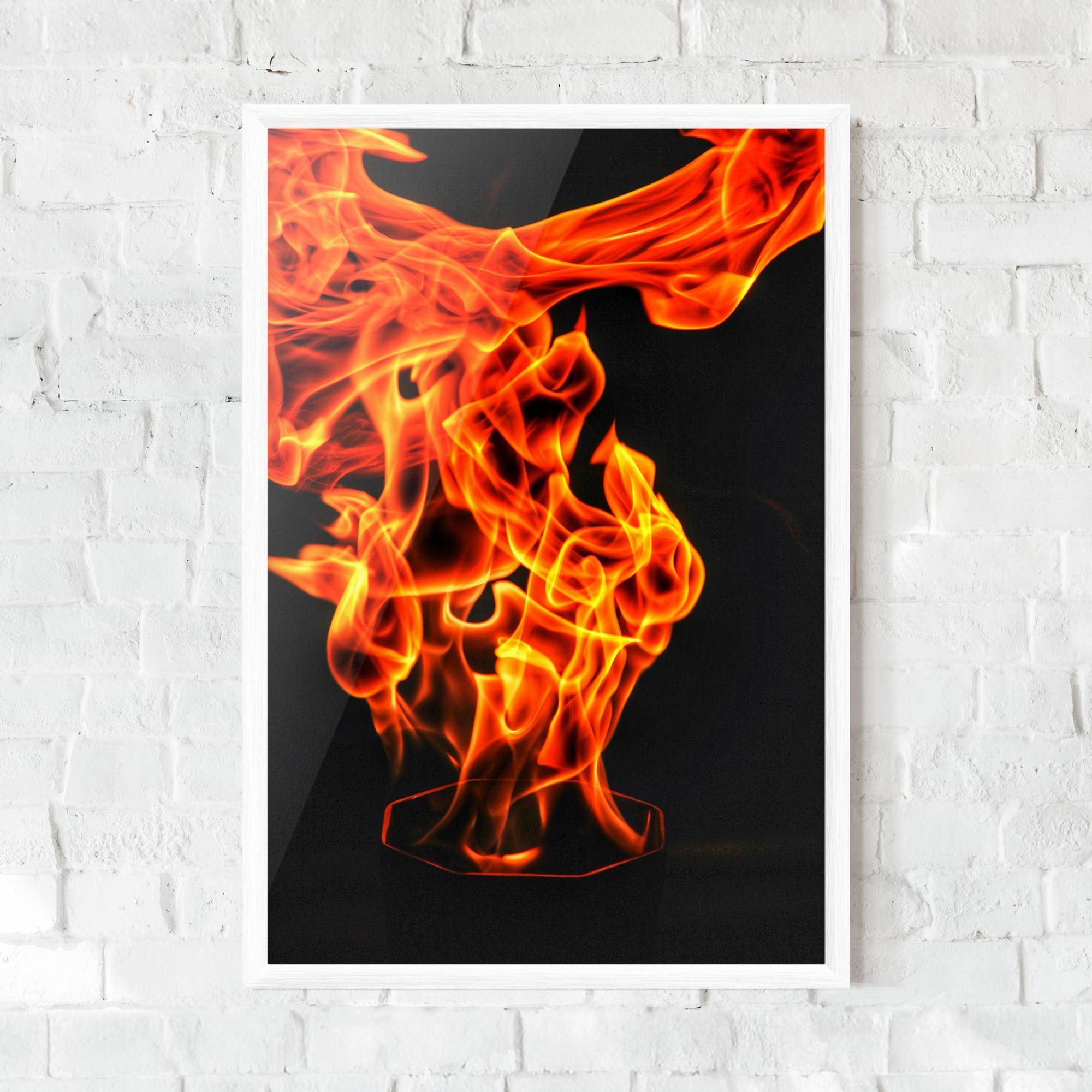 Gerahmte Poster Phoenix Heat Dance mockup 0