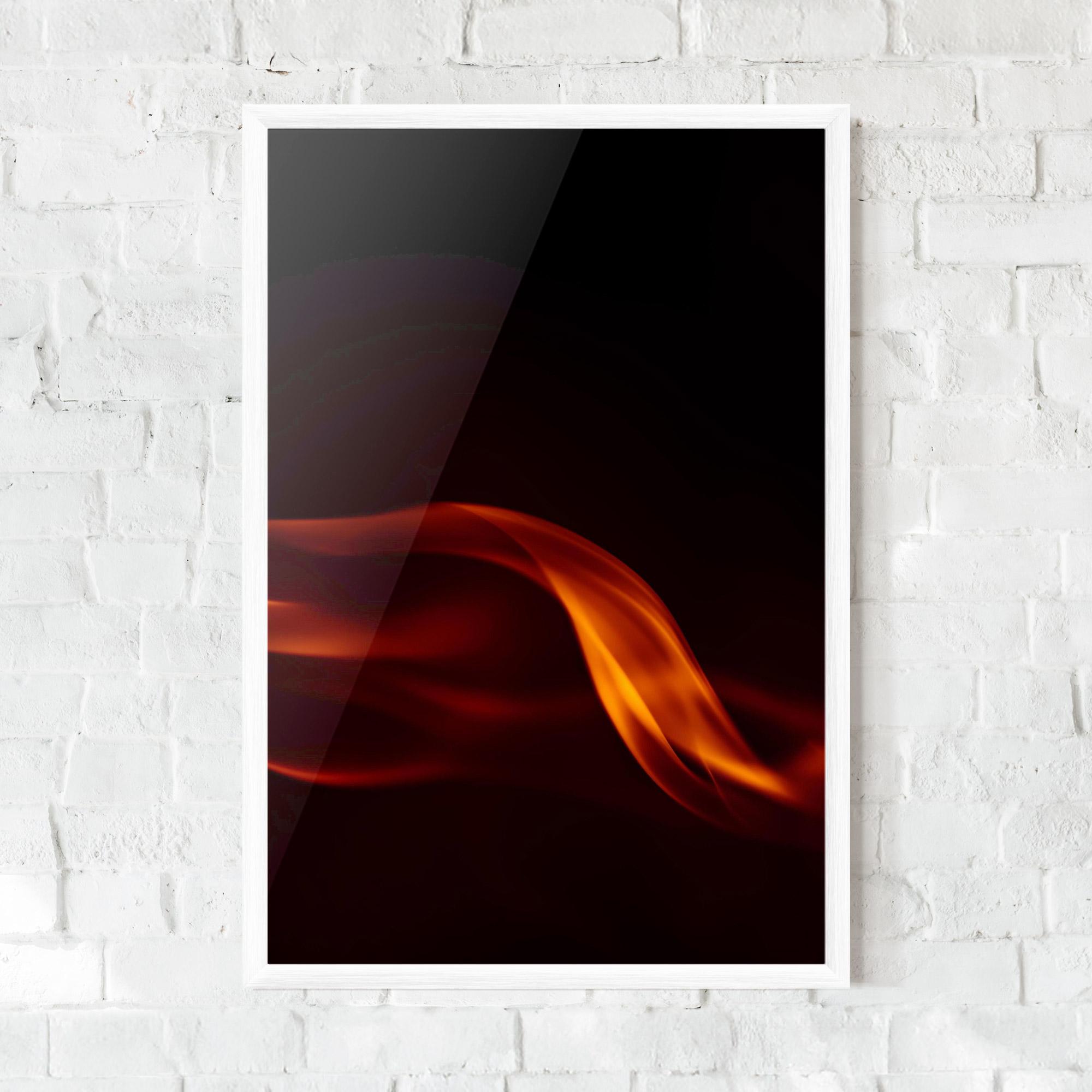 Gerahmte Poster Relax Flame mockup 0