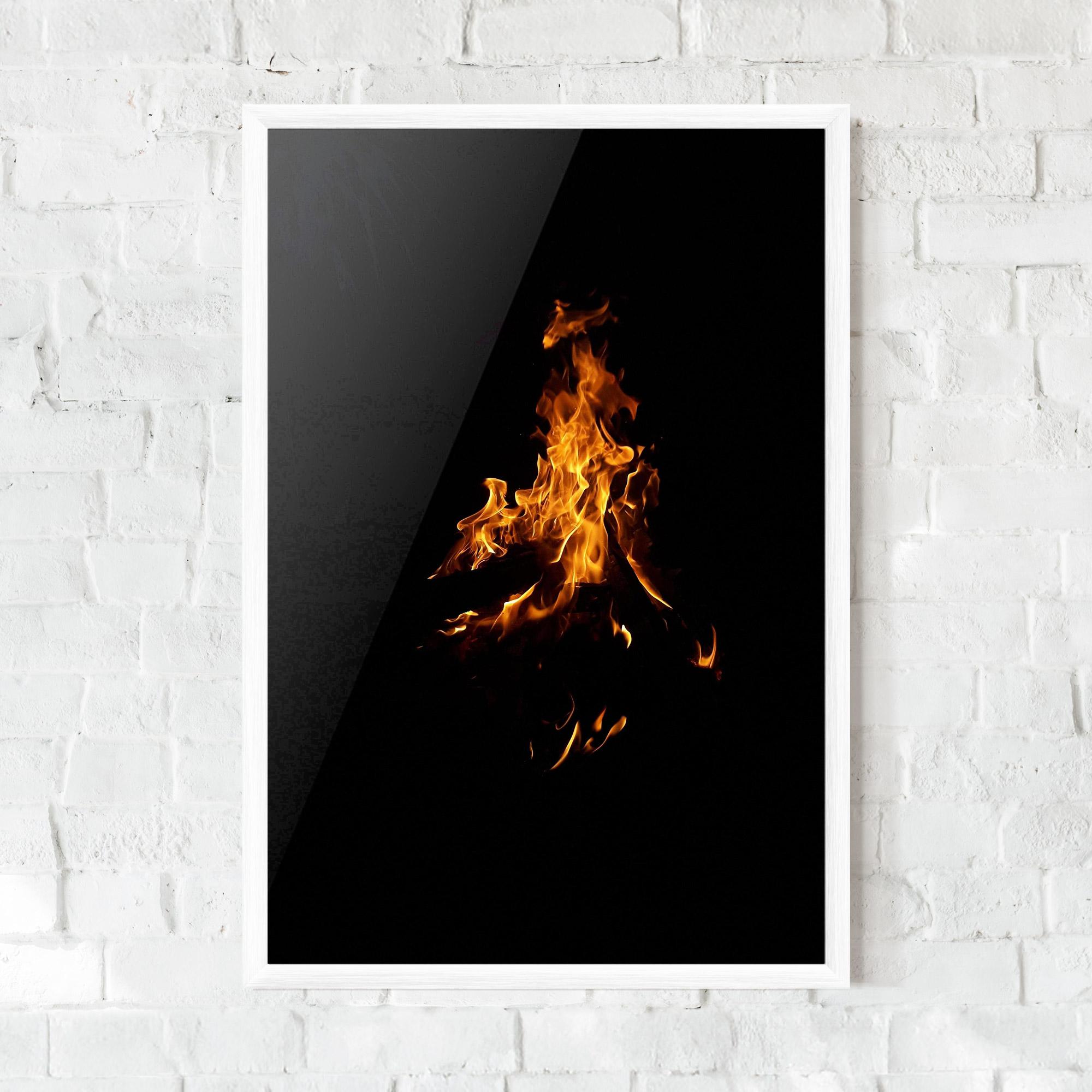 Gerahmte Poster Shadow Fire mockup 0