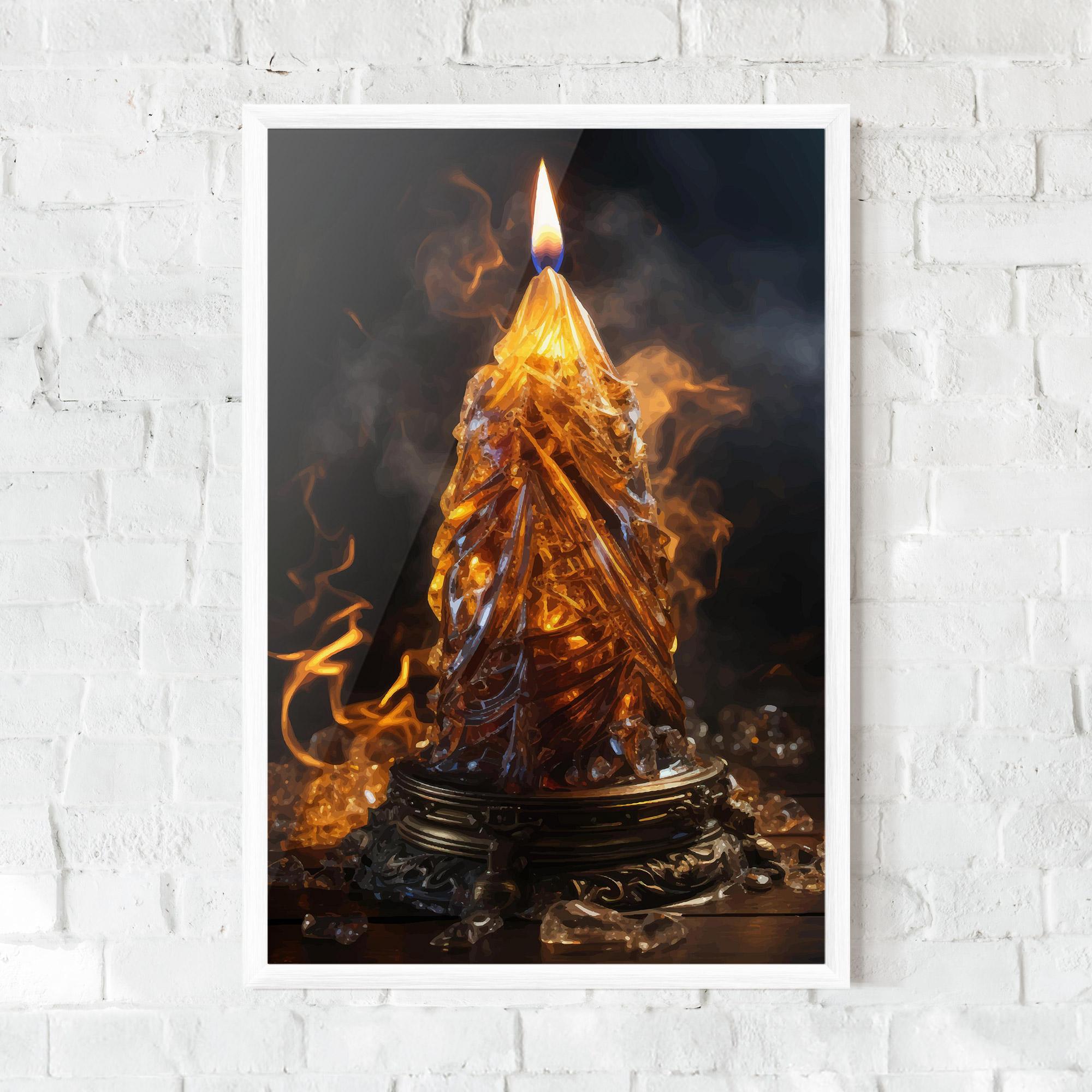 Gerahmte Poster Special Candle mockup 0