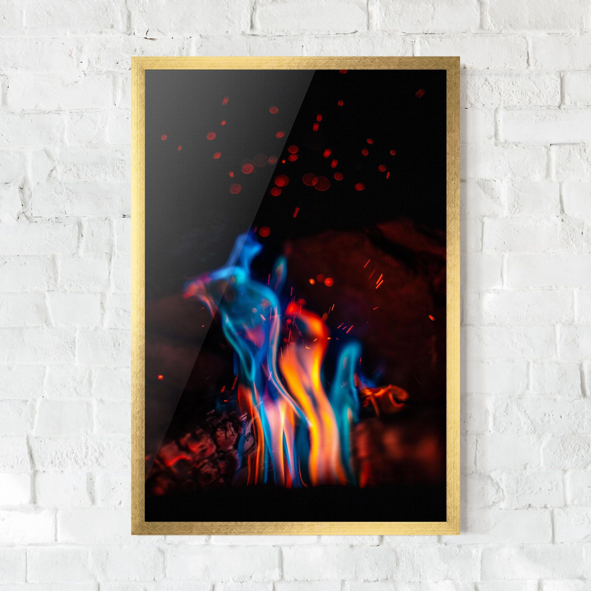Blue Orange Fire mockup 0