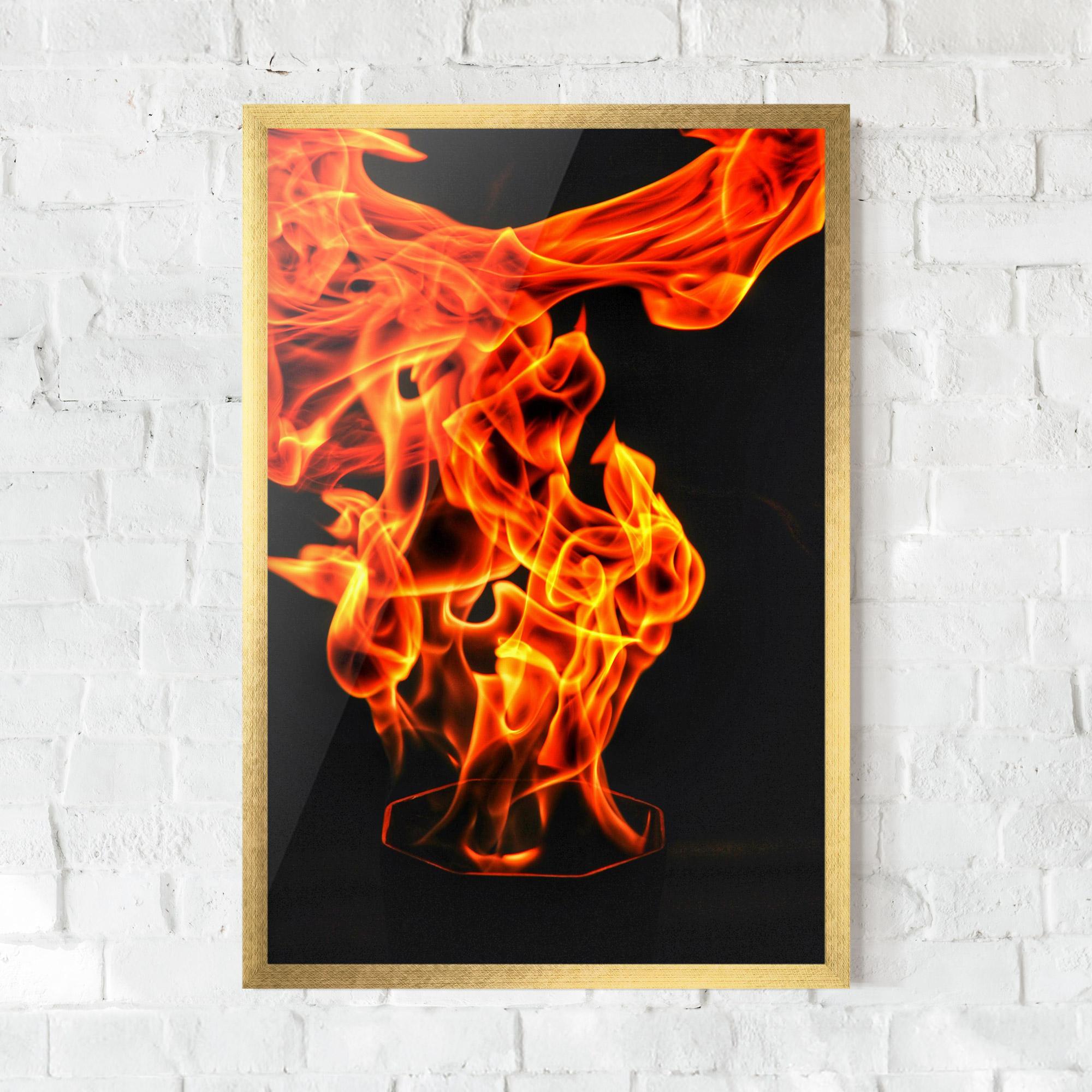 Gerahmte Poster Phoenix Heat Dance mockup 0