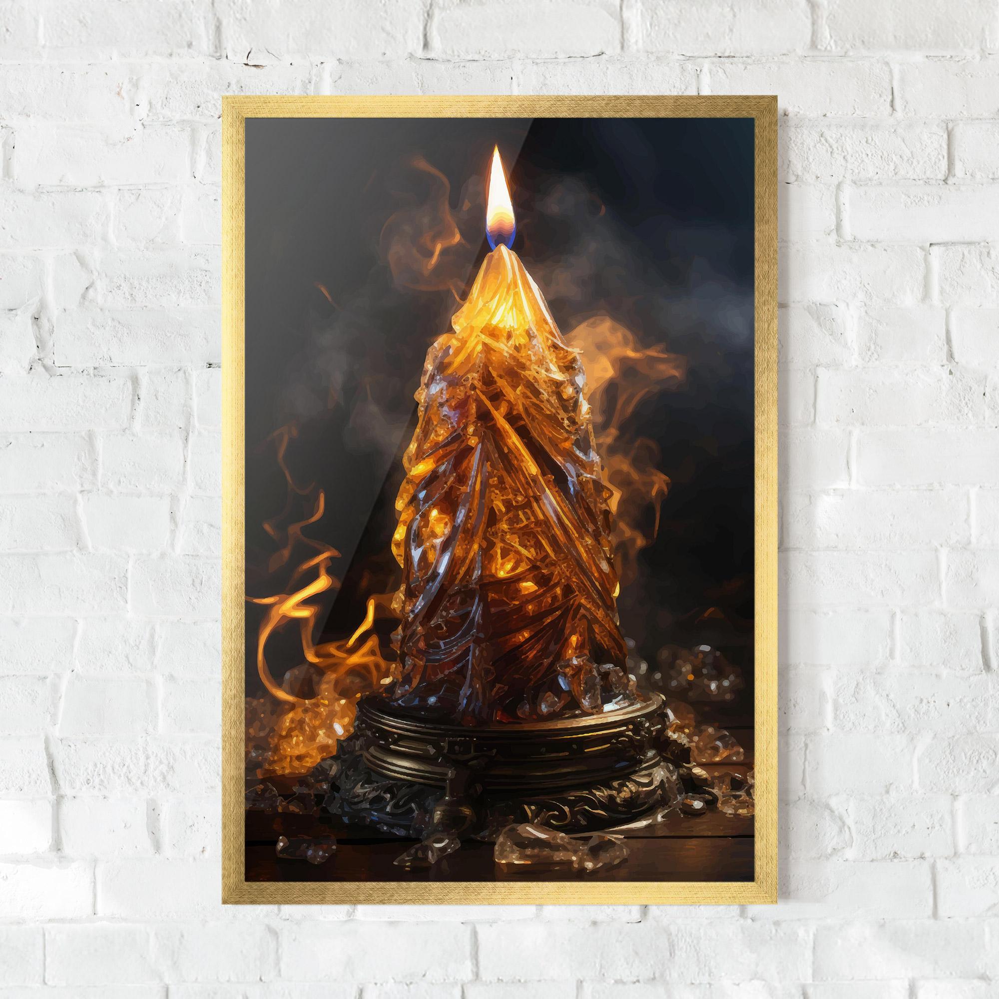 Gerahmte Poster Special Candle mockup 0