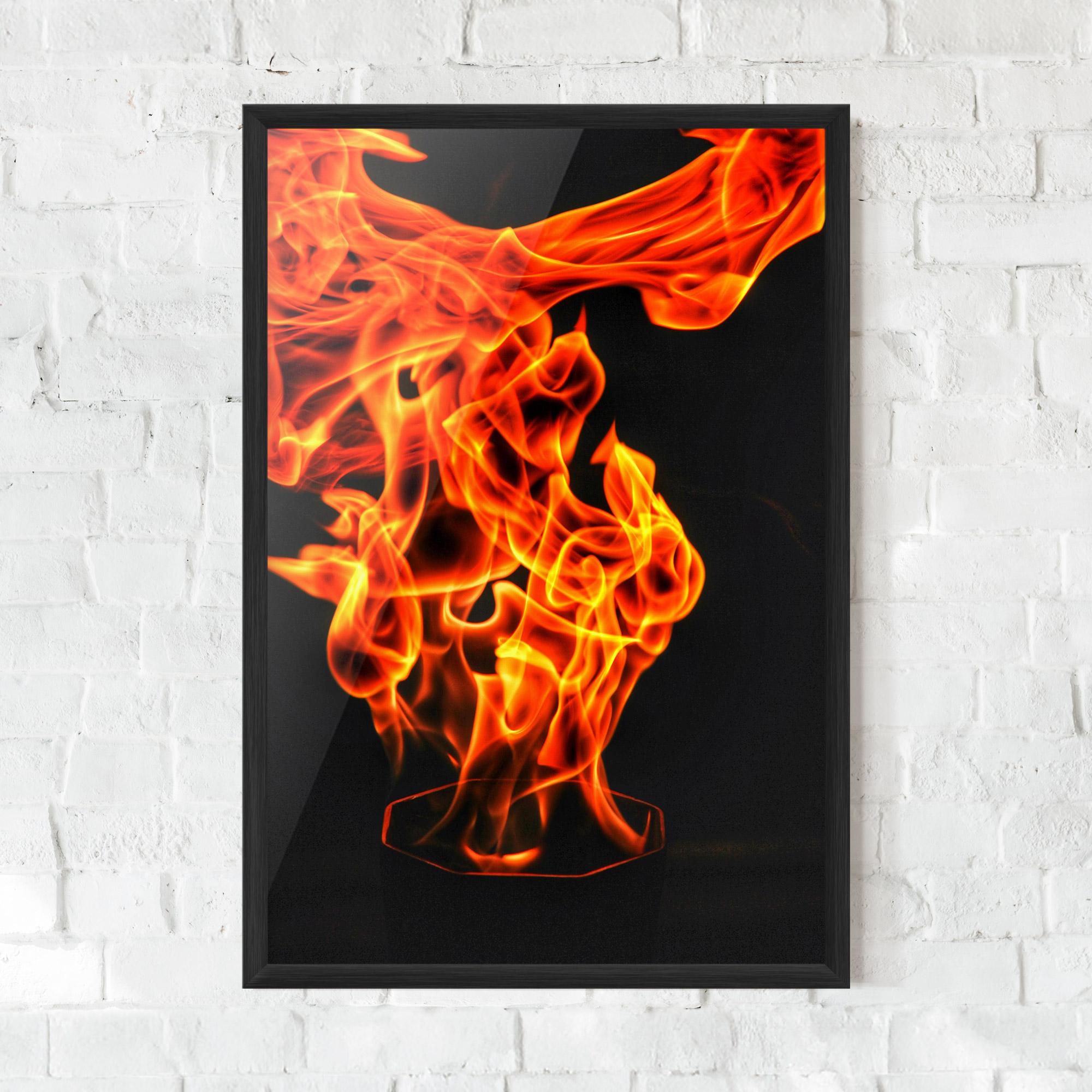 Gerahmte Poster Phoenix Heat Dance mockup 0