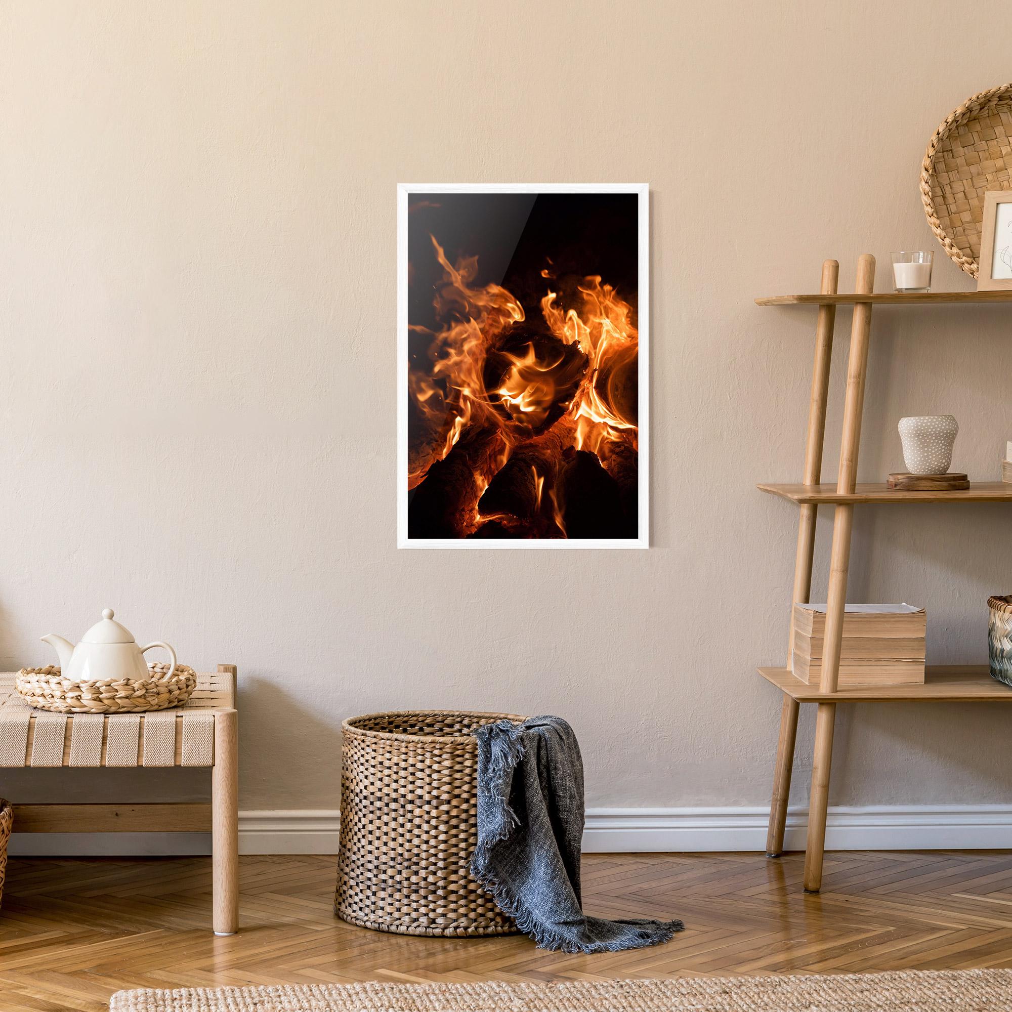 Gerahmte Poster Eternal Flame mockup 9