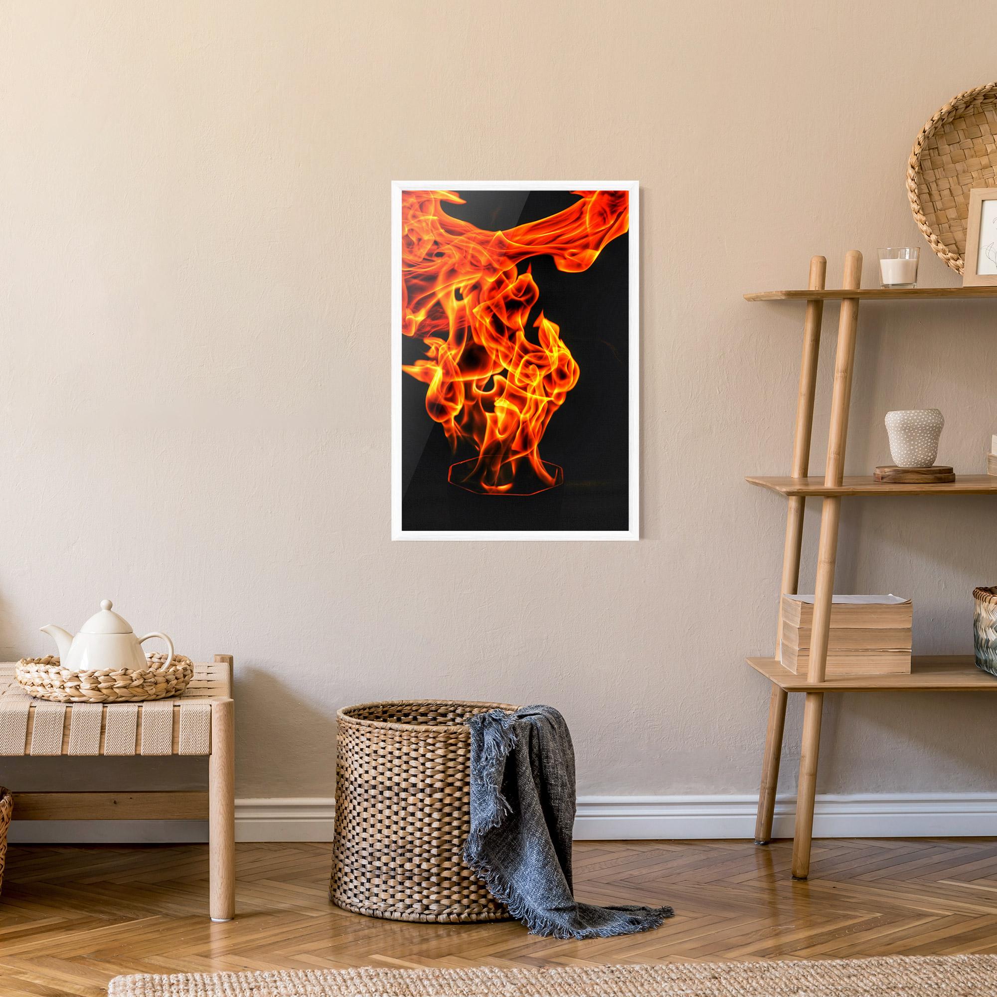 Gerahmte Poster Phoenix Heat Dance mockup 9