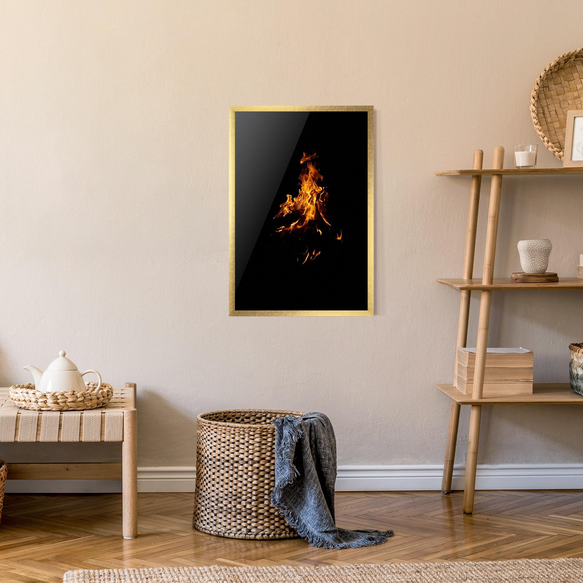Gerahmte Poster Shadow Fire mockup 9