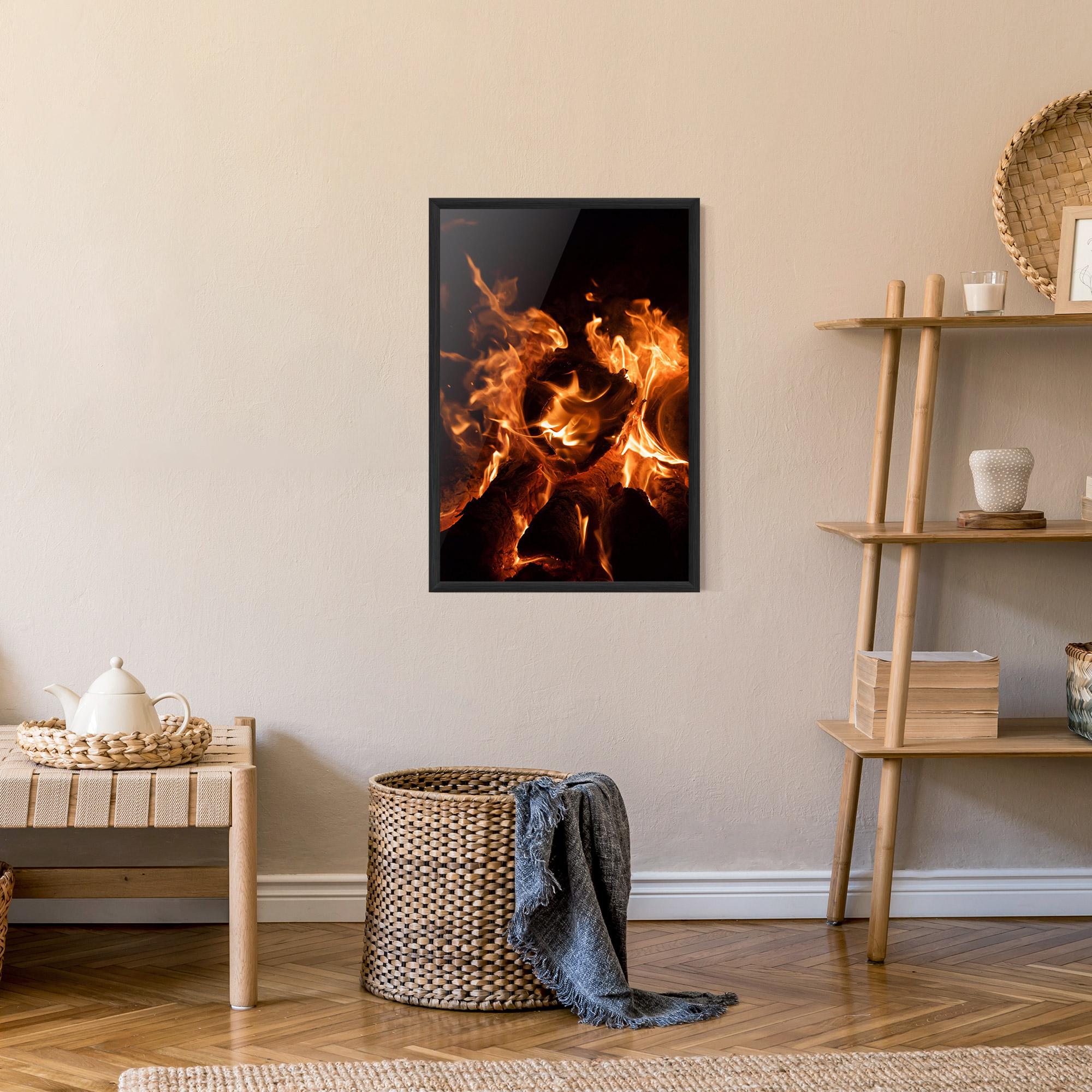 Gerahmte Poster Eternal Flame mockup 9